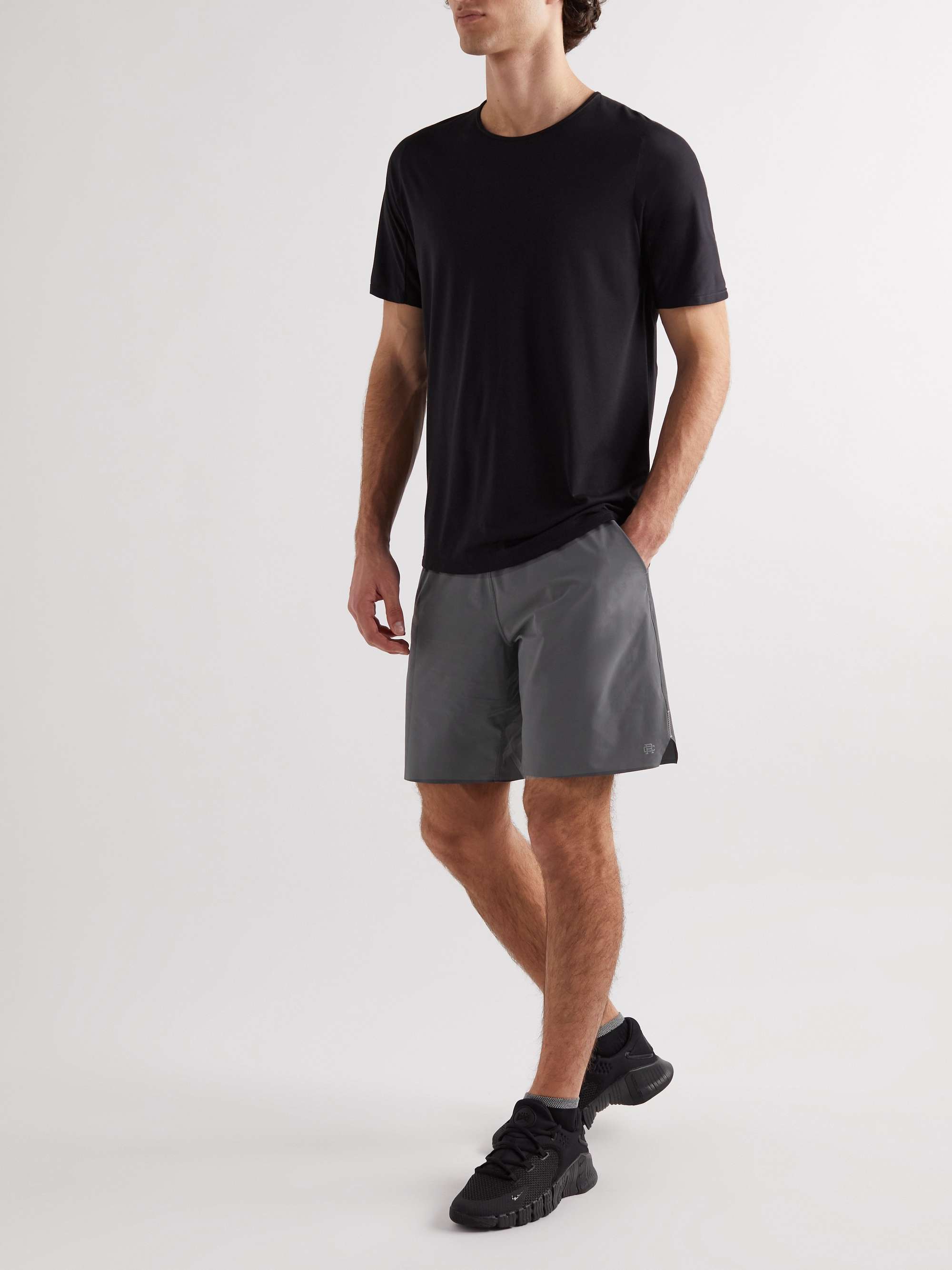 REIGNING CHAMP Straight-Leg Shell Shorts