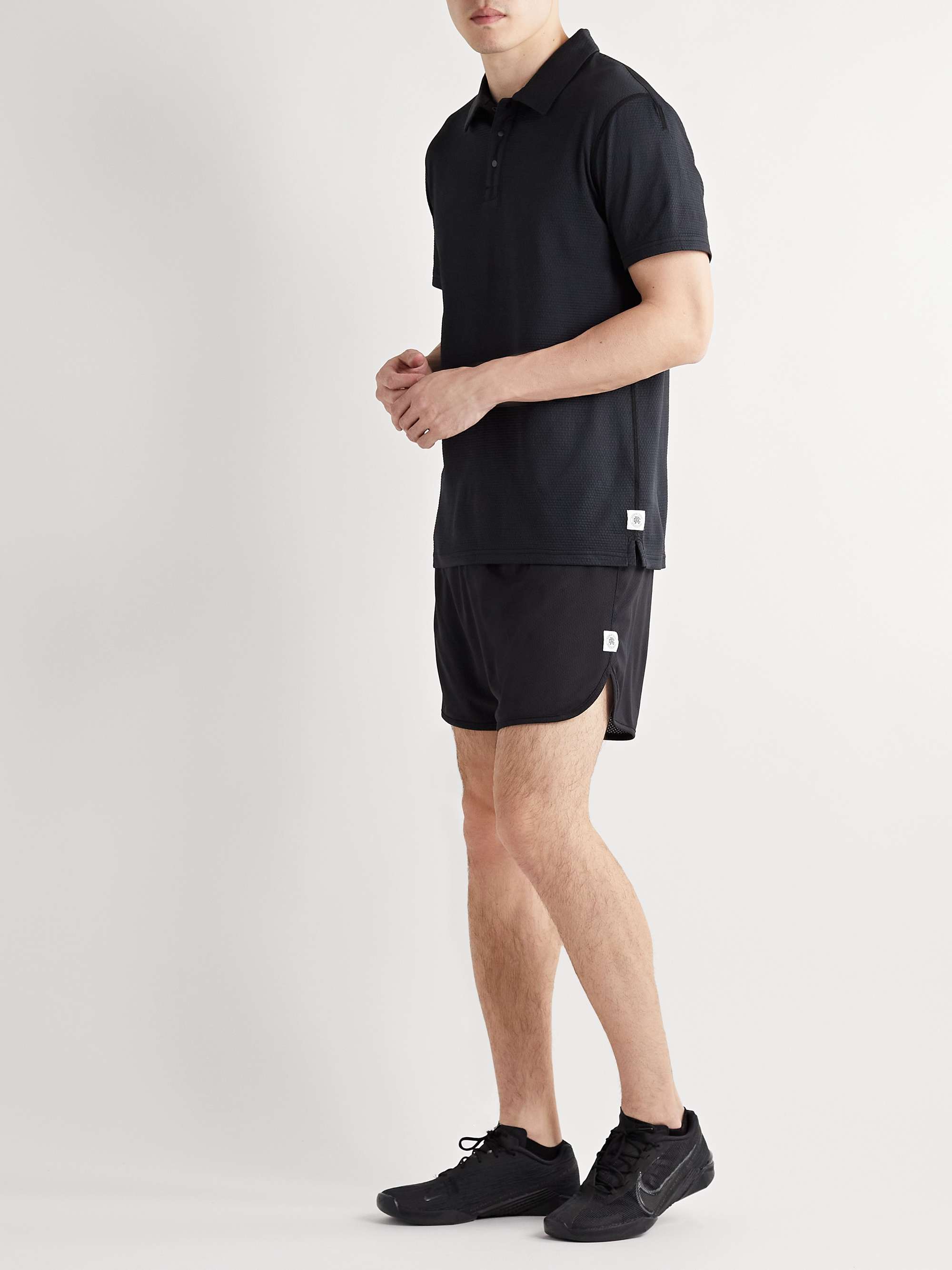REIGNING CHAMP Solotex® Mesh Polo Shirt