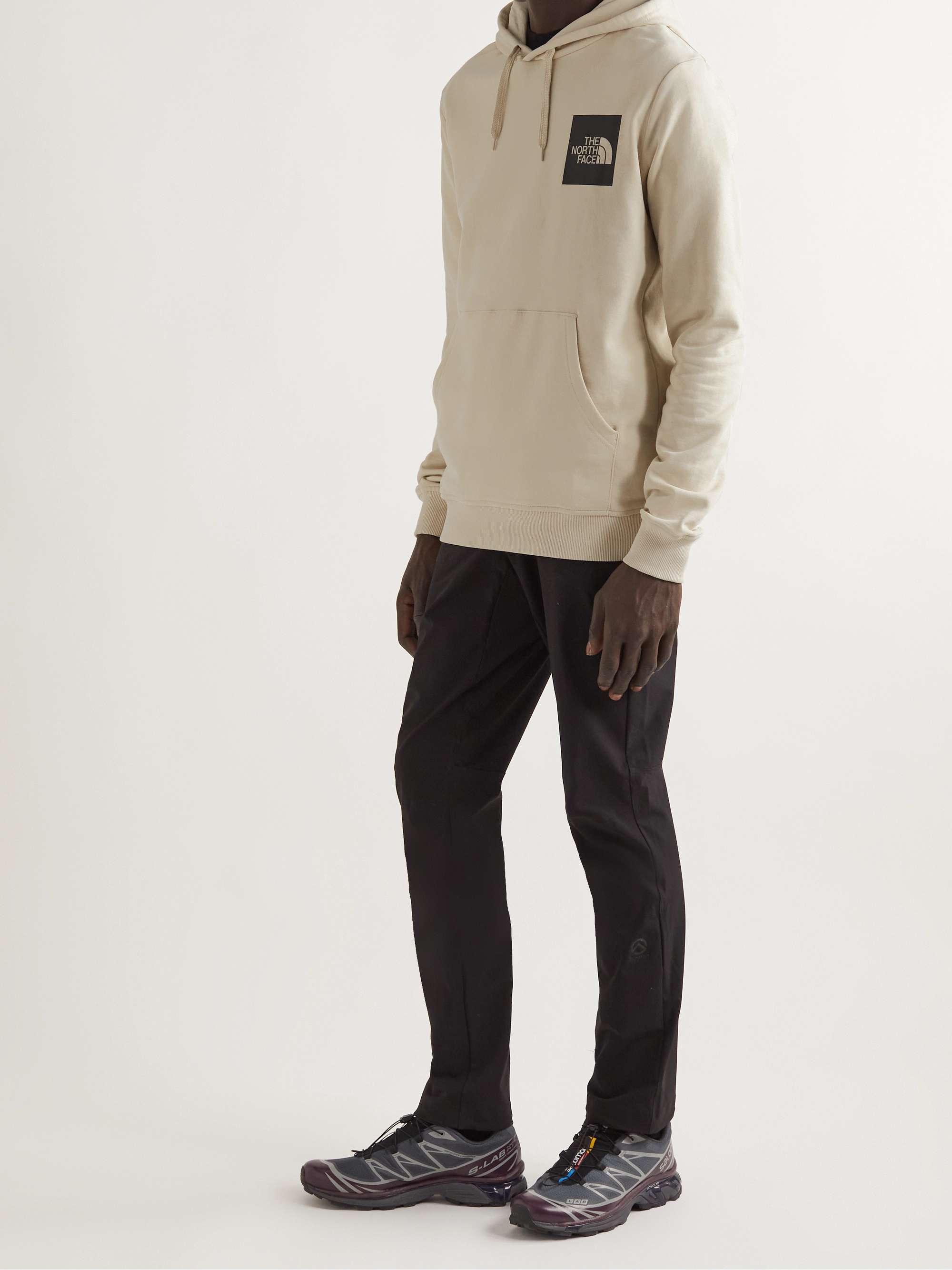 THE NORTH FACE Fine Logo-Print Cotton-Blend Jersey Hoodie