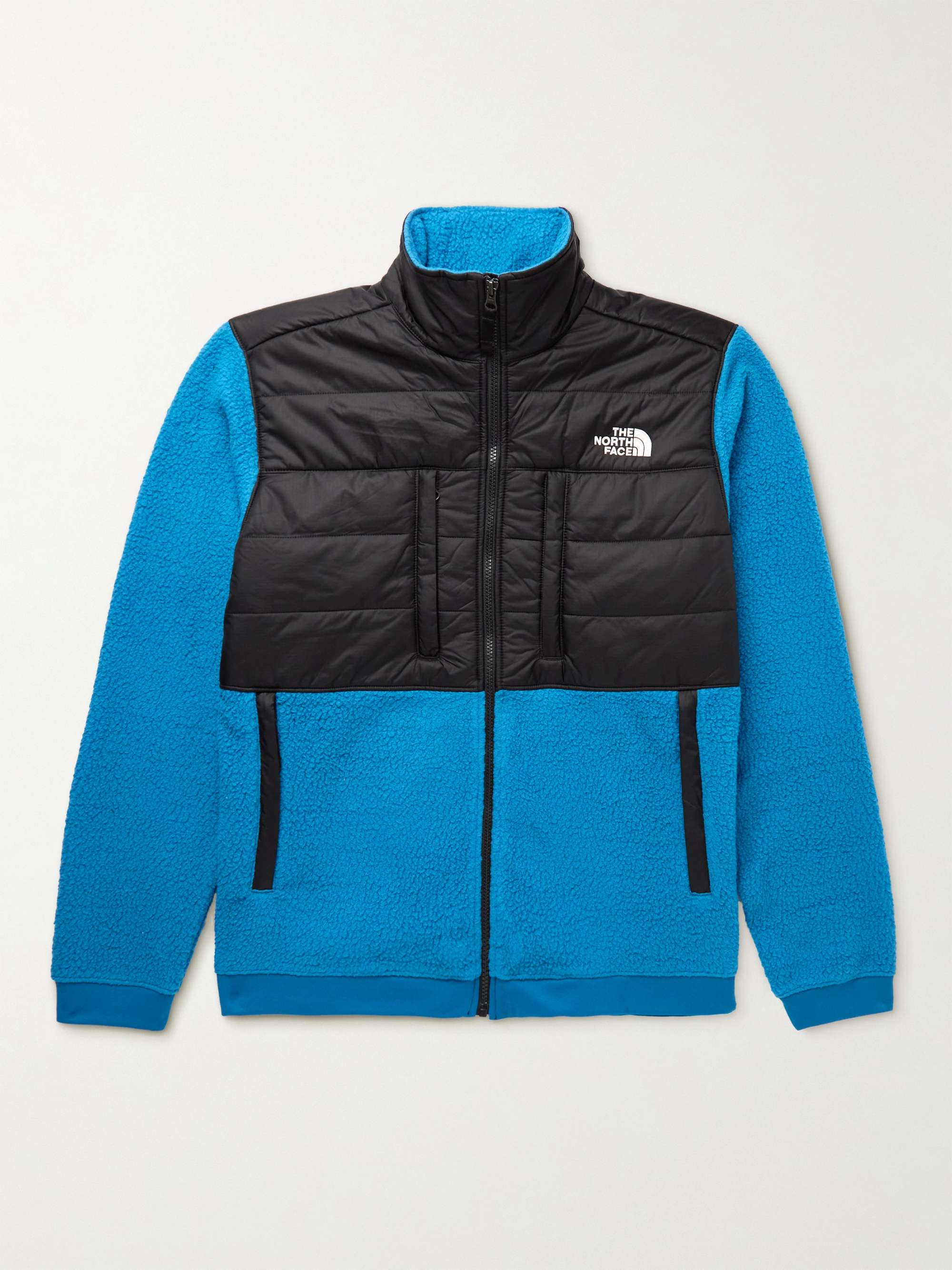THE NORTH FACE Denali Logo-Embroidered Recycled Shell and Fleece Zip-Up Jacket