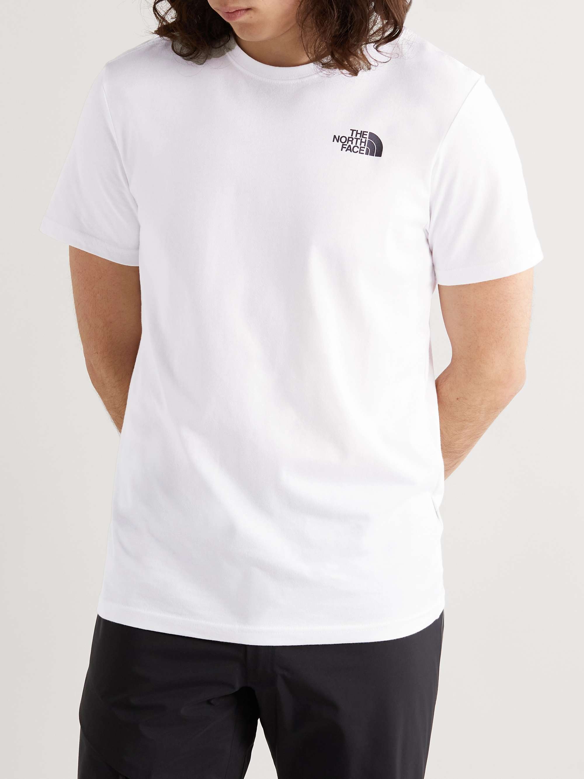 THE NORTH FACE Red Box Logo-Print Cotton-Jersey T-Shirt