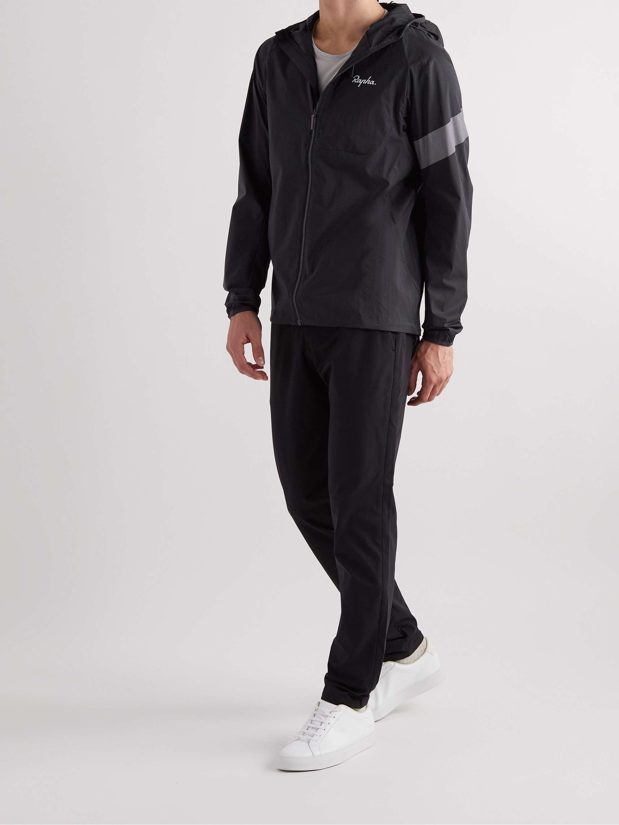 RAPHA Trail Logo-Print Ripstop Hooded Cycling Jacket
