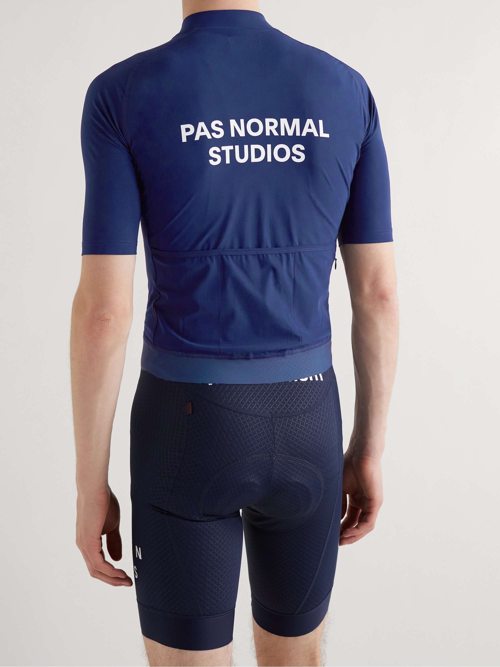 PAS NORMAL STUDIOS Essential Logo-Print Cycling Jersey