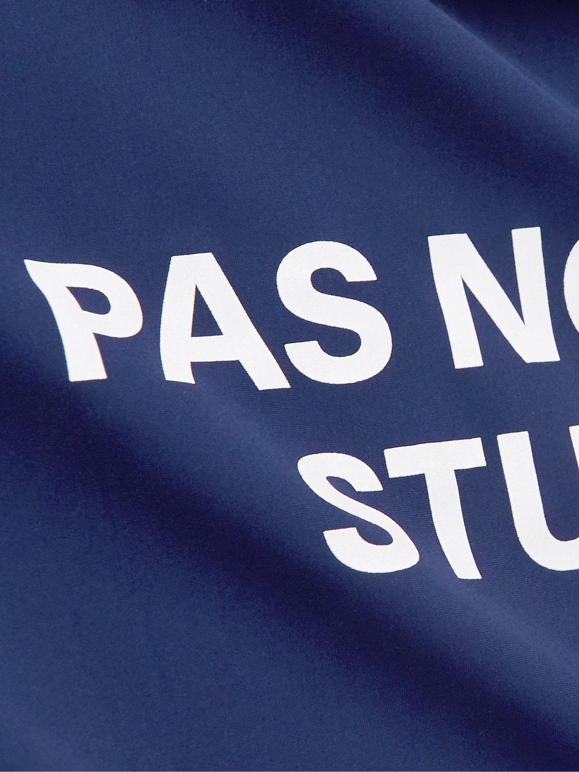 Shop Pas Normal Studios Essential Logo-print Cycling Jersey In Blue