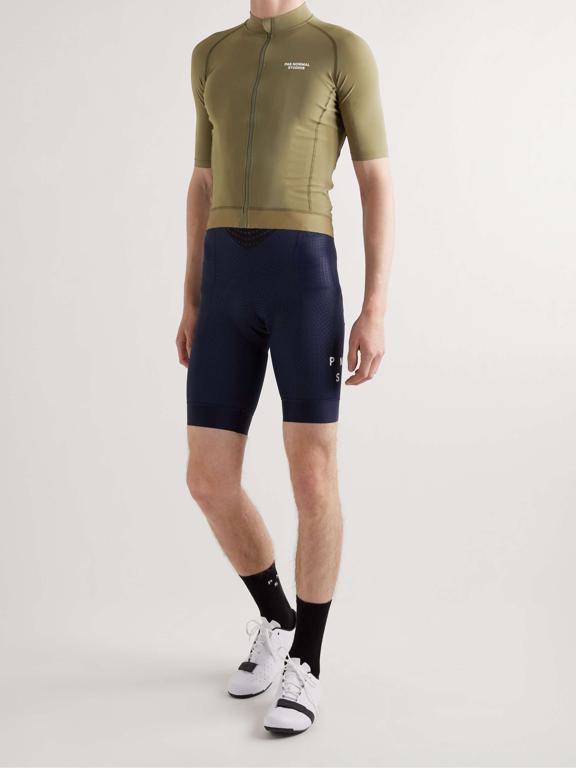 PAS NORMAL STUDIOS Essential Logo-Print Cycling Jersey