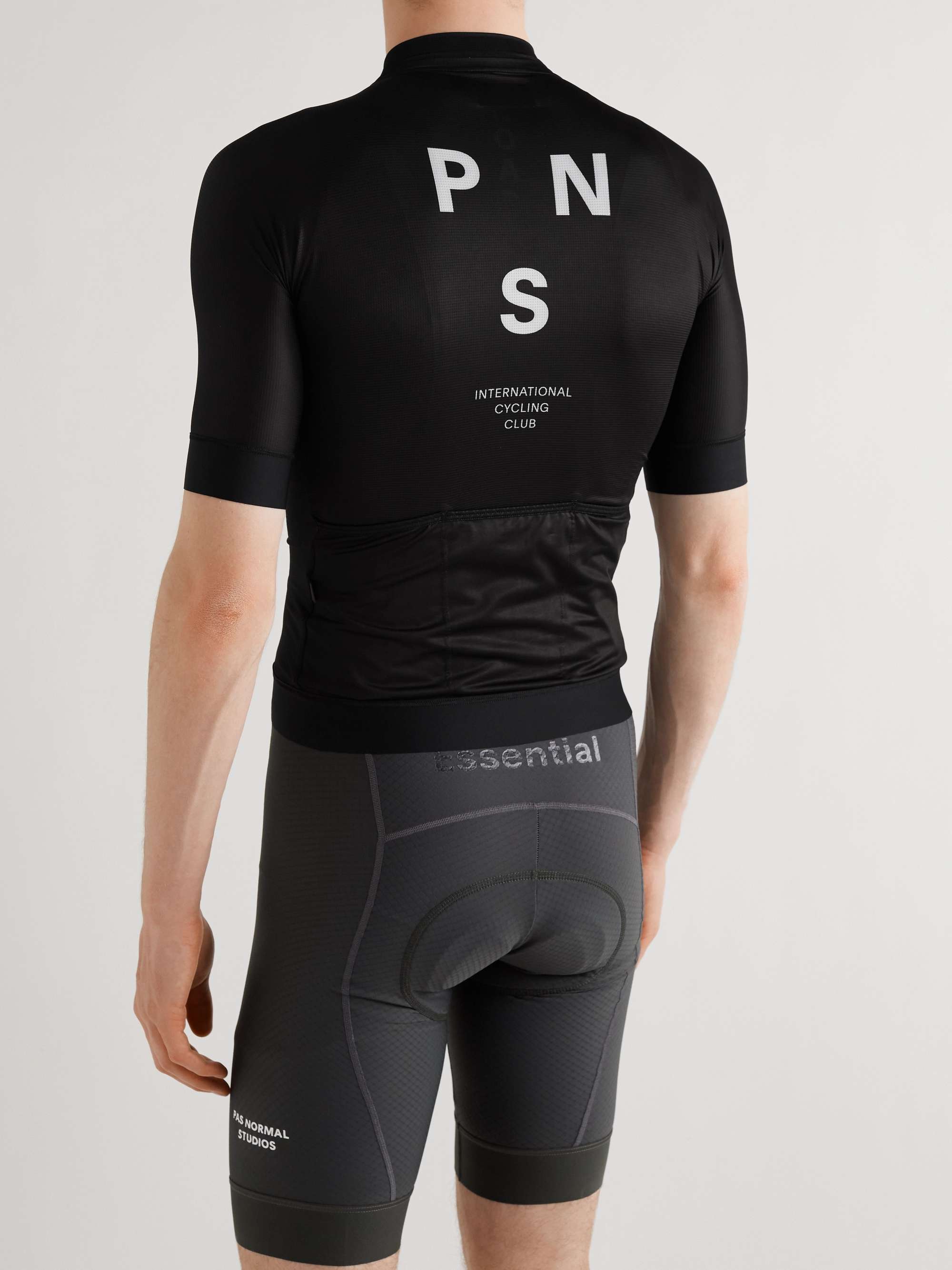 Mechanism Logo-Print Cycling Jersey