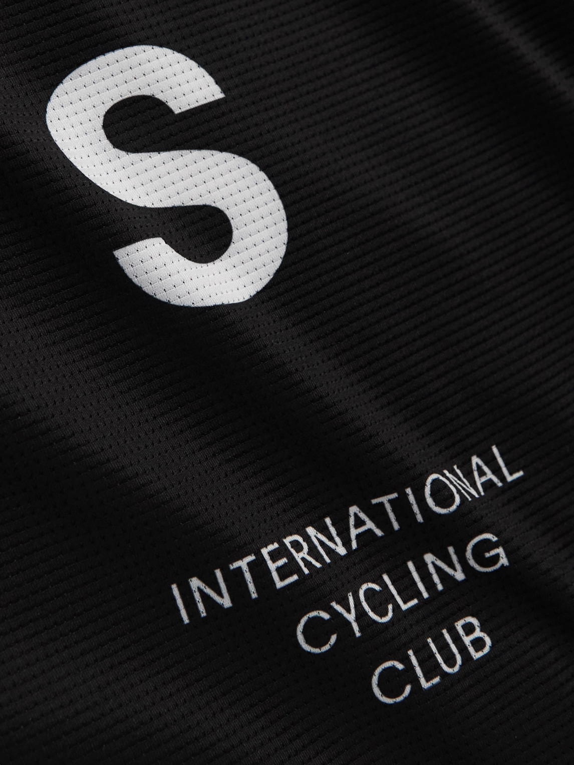 Shop Pas Normal Studios Mechanism Logo-print Cycling Jersey In Black