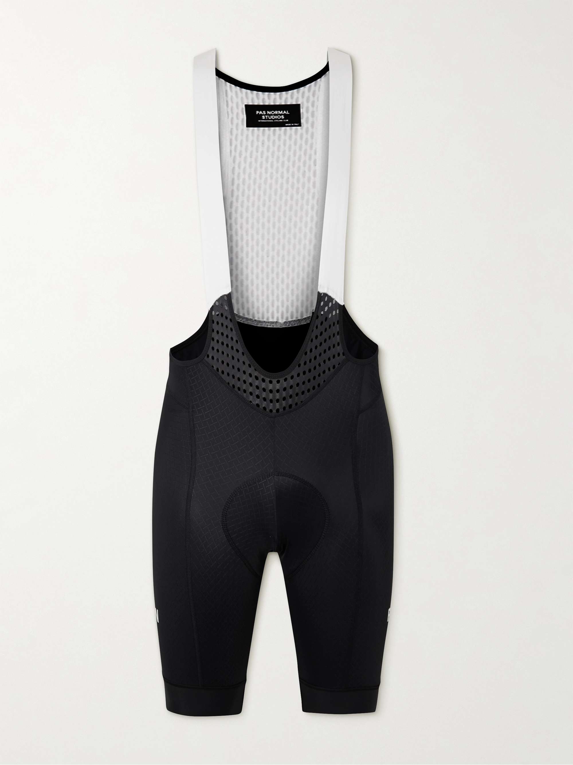 PAS NORMAL STUDIOS Mechanism Logo-Print Stretch-Jersey and Mesh Cycling Bib Shorts