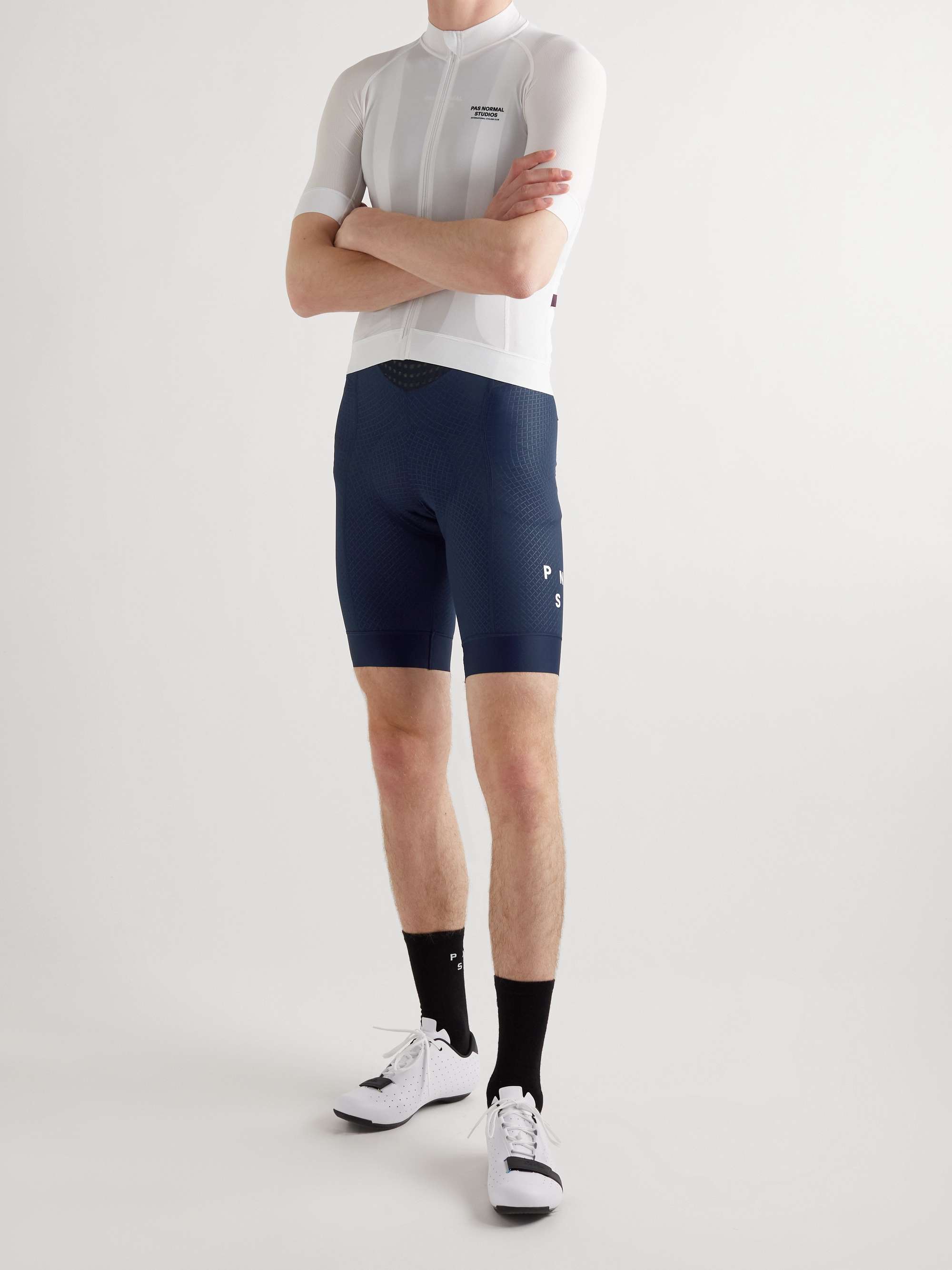PAS NORMAL STUDIOS Mechanism Logo-Print Stretch-Jersey and Mesh