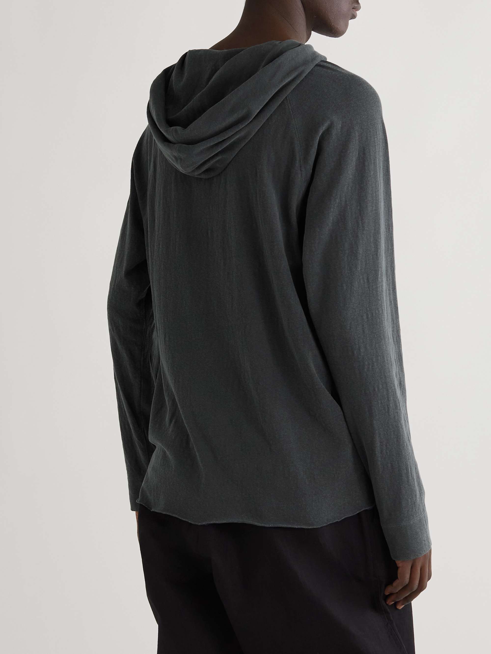 JAMES PERSE Recycled-Cotton Jersey Hoodie