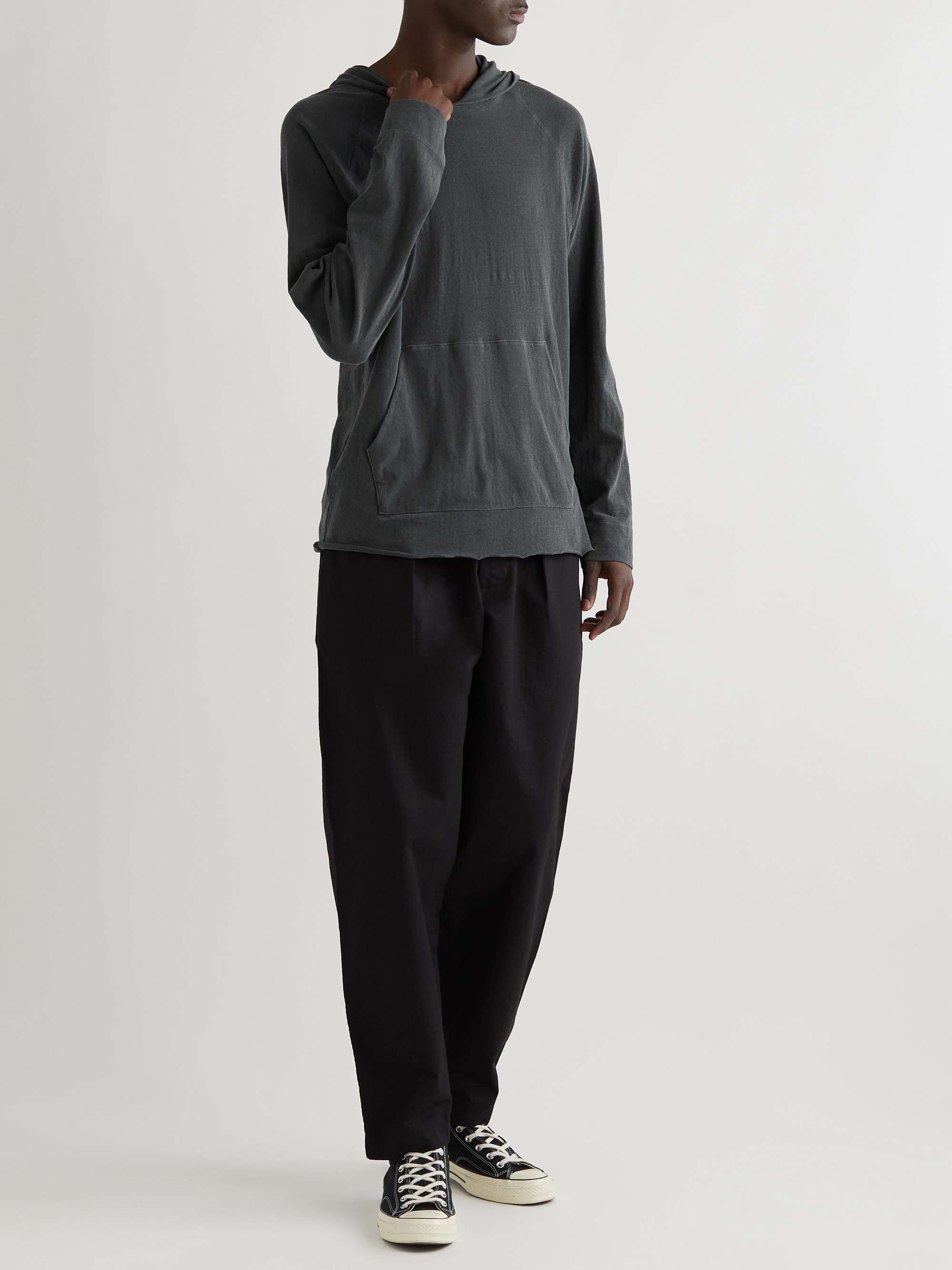 JAMES PERSE Recycled-Cotton Jersey Hoodie