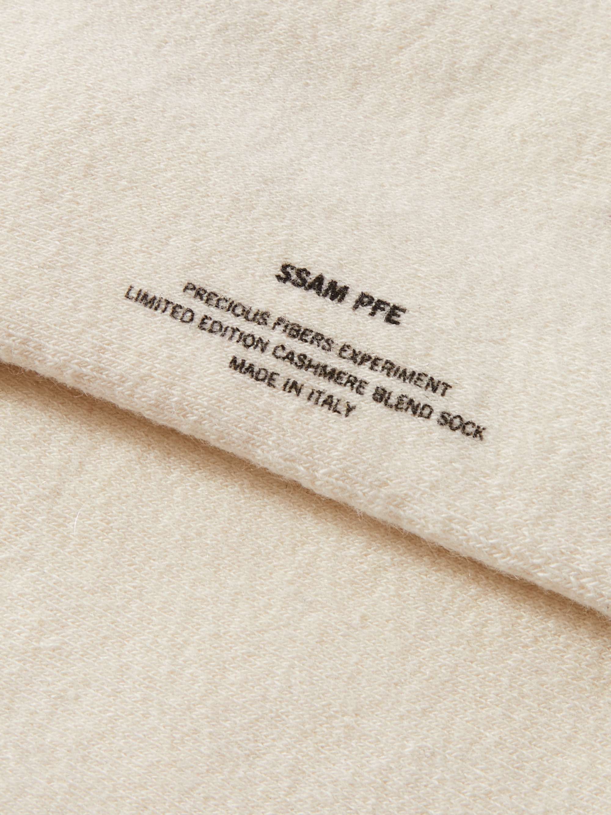 SSAM Cory Ribbed Cotton-Blend Socks