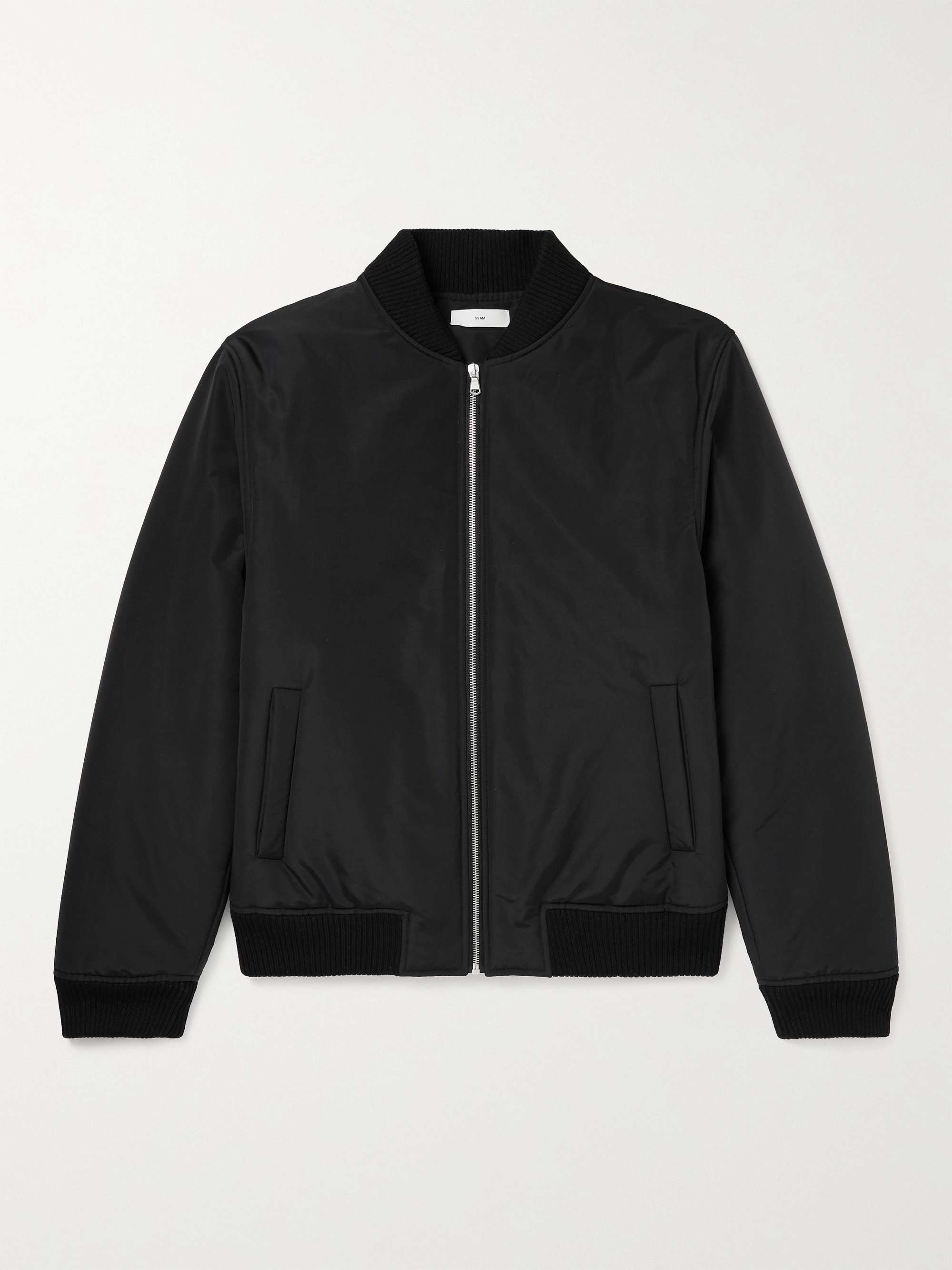 SSAM David Wool-Trimmed Cotton-Blend Shell Bomber Jacket for Men | MR ...