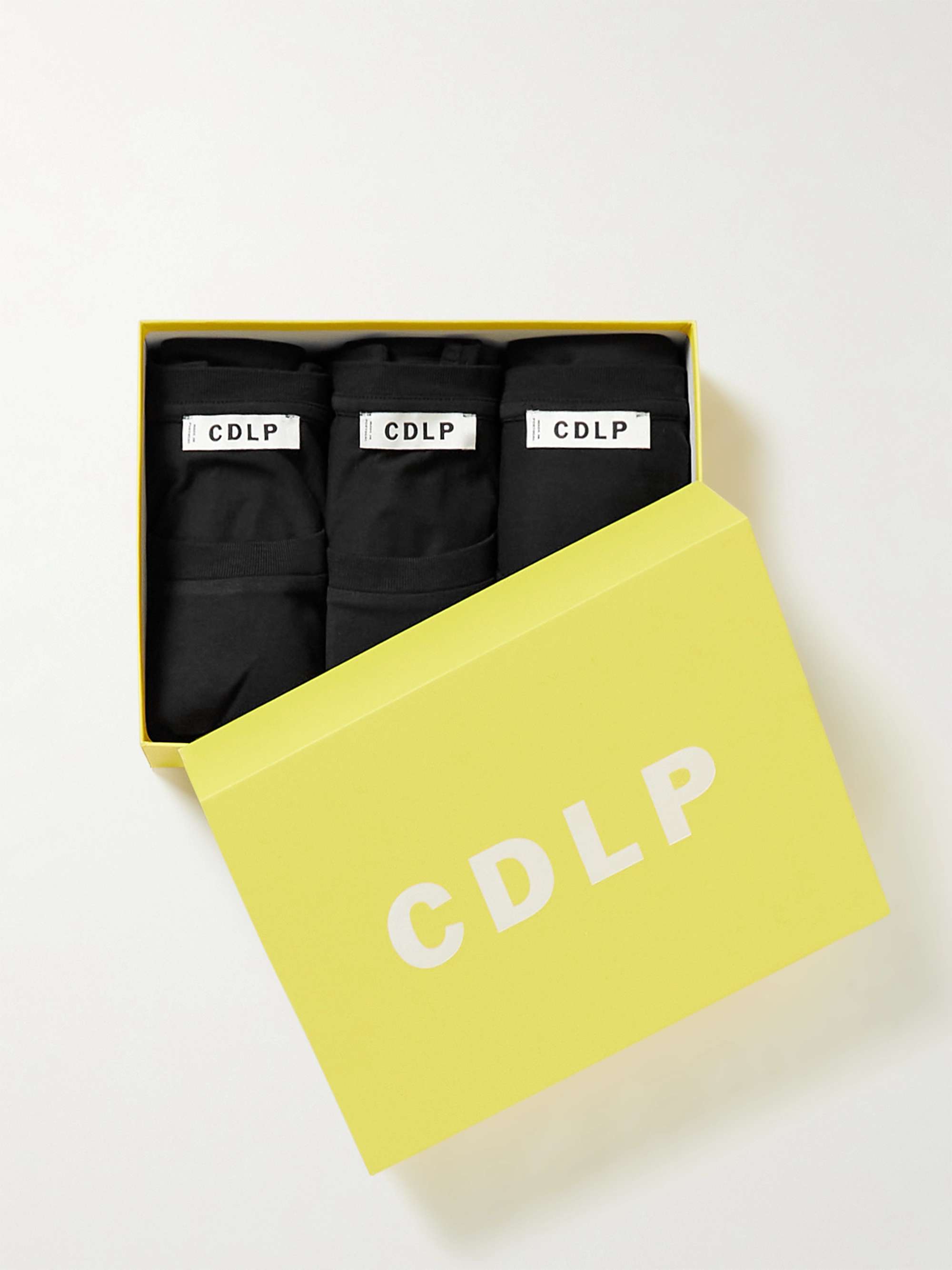 CDLP Three-Pack Lyocell and Pima Cotton-Blend Jersey T-Shirts