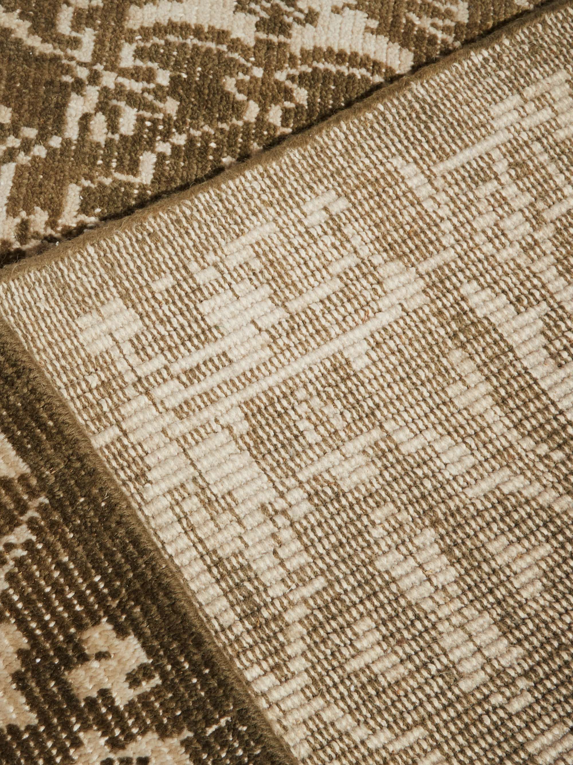 SOHO HOME Silvanus Fringed Wool-Jacquard Rug