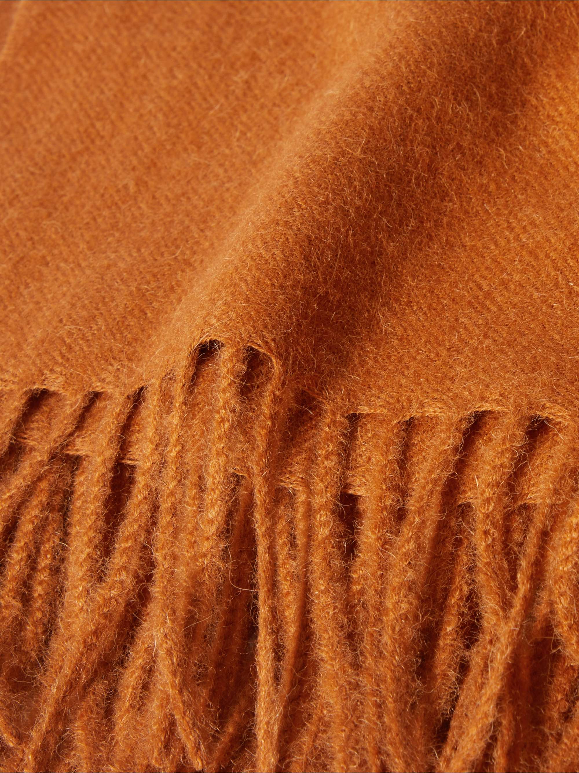 SOHO HOME Maria Fringed Baby Alpaca Throw