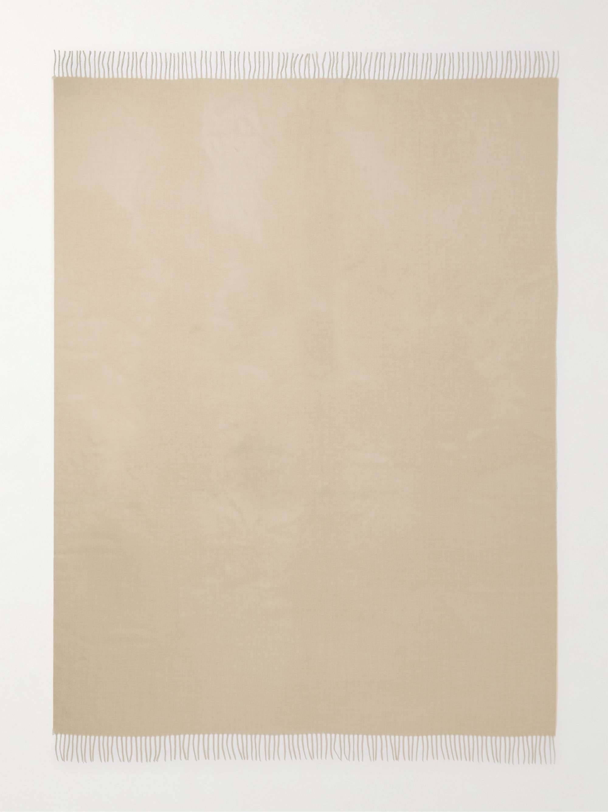 SOHO HOME Maria Fringed Baby Alpaca Throw