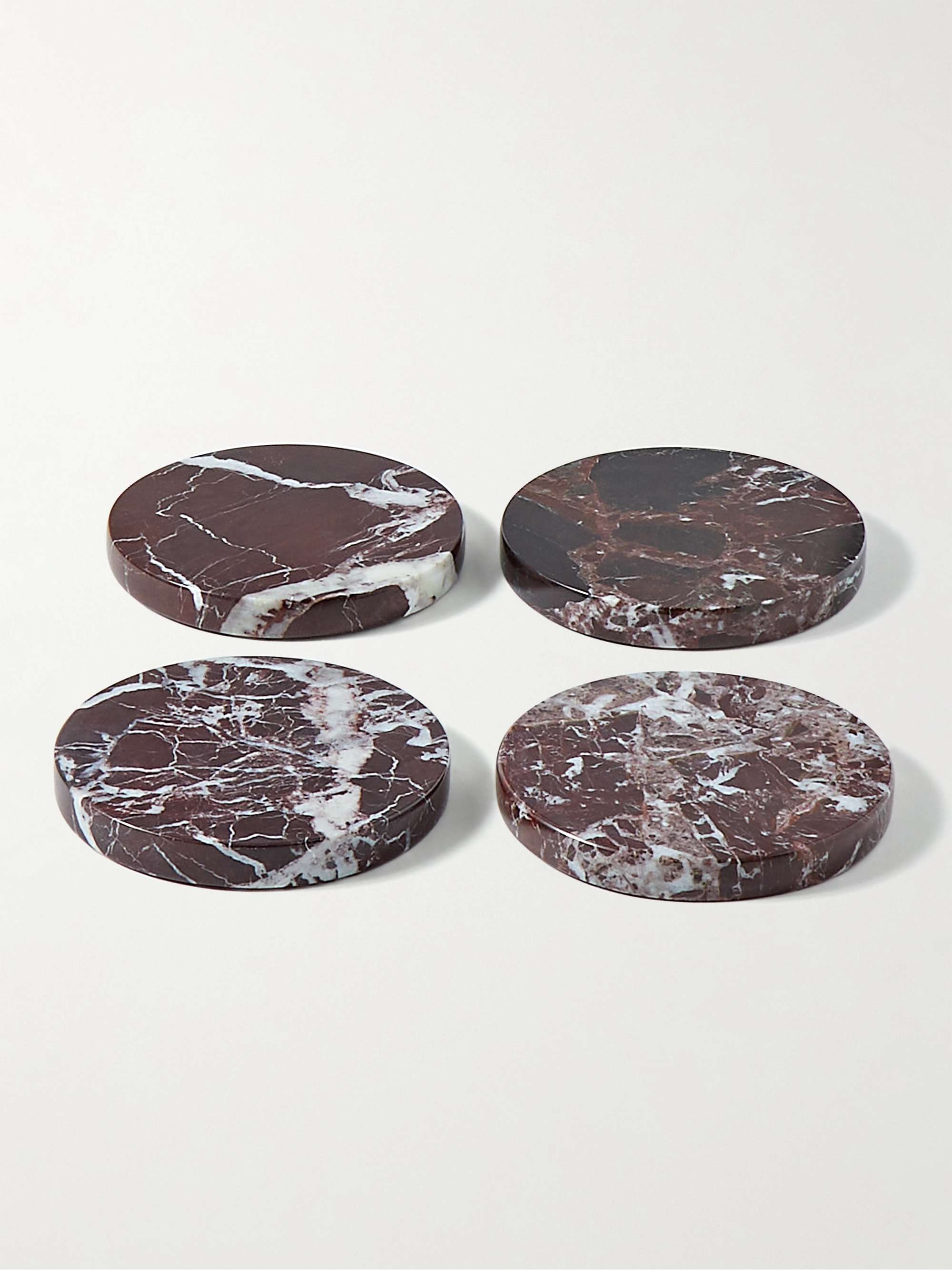 SOHO HOME Hanson Set of Four Marble Coasters for Men MR PORTER