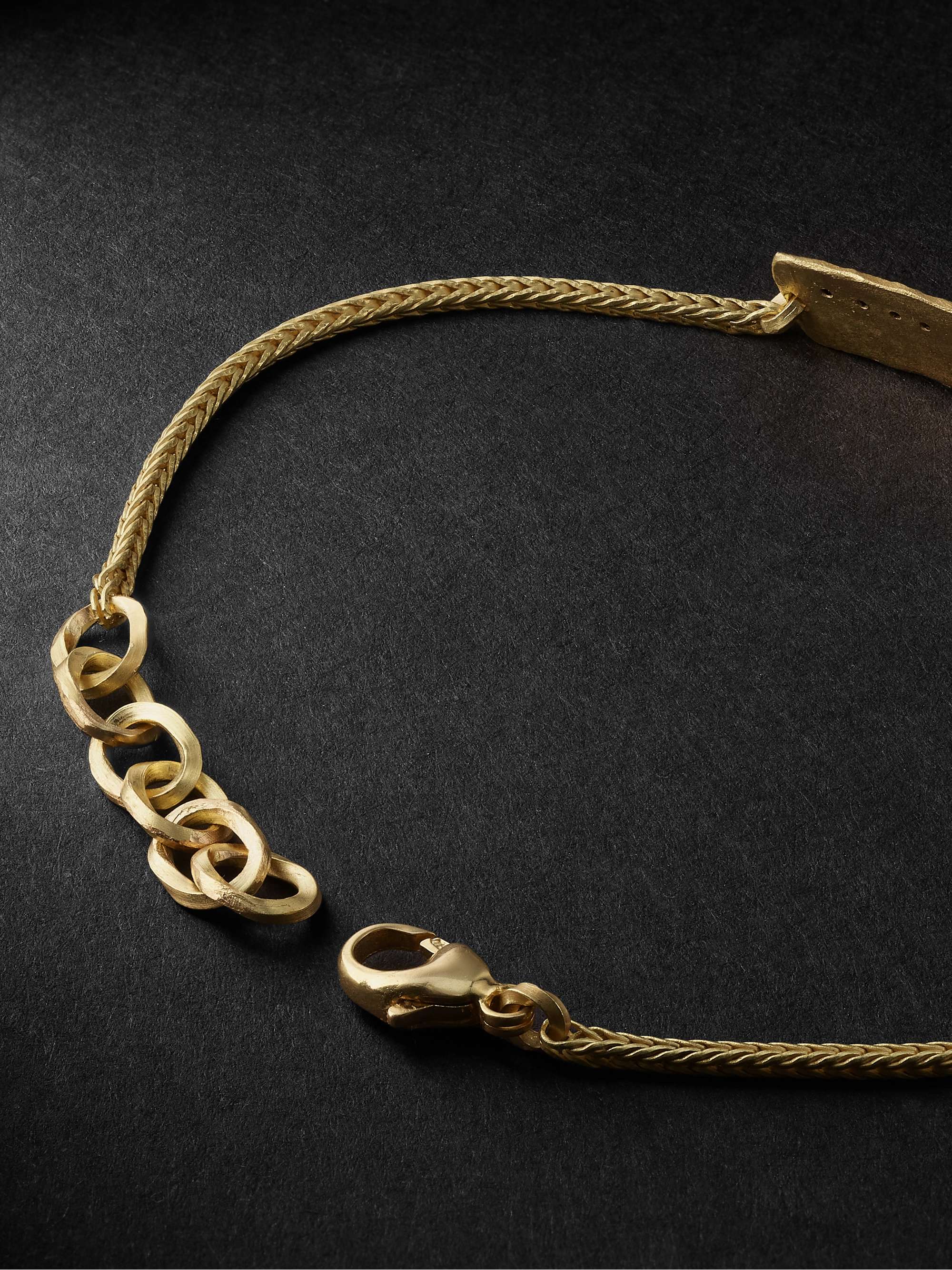 ELHANATI Mezuzah Gold Diamond Bracelet