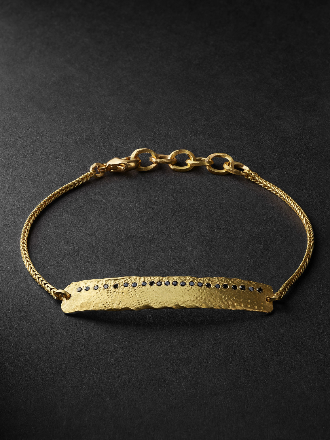 Mezuzah Gold Diamond Bracelet