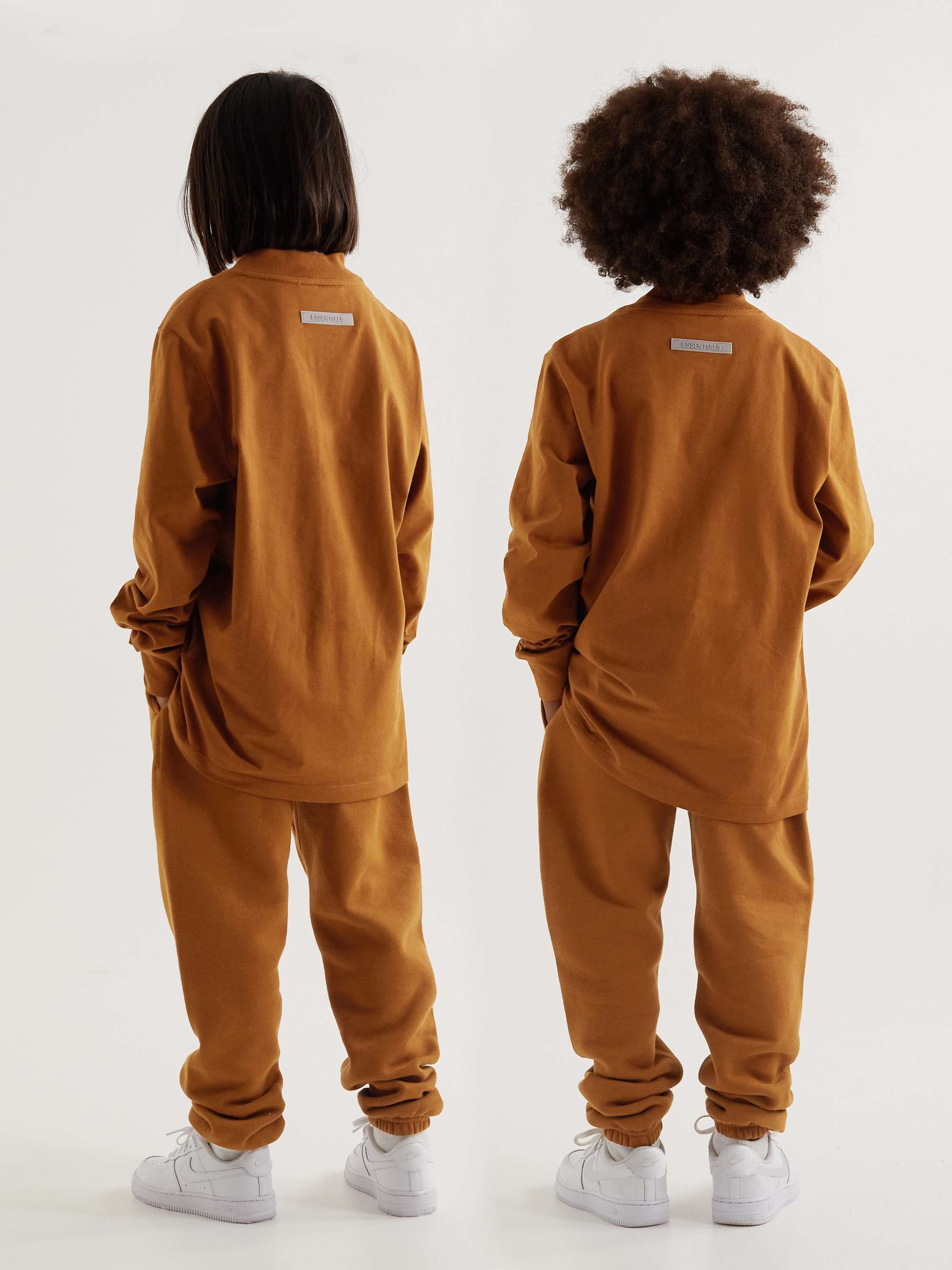FEAR OF GOD ESSENTIALS KIDS Logo-Print Cotton-Blend Jersey Drawstring Sweatpants
