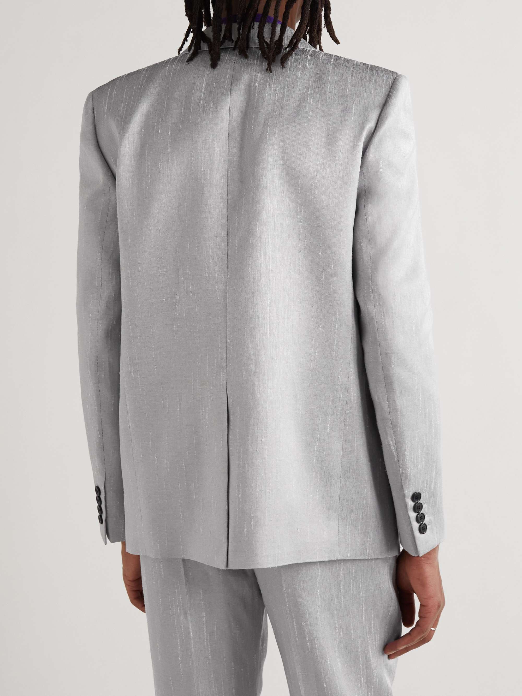 SAINT LAURENT Dupioni Suit Jacket