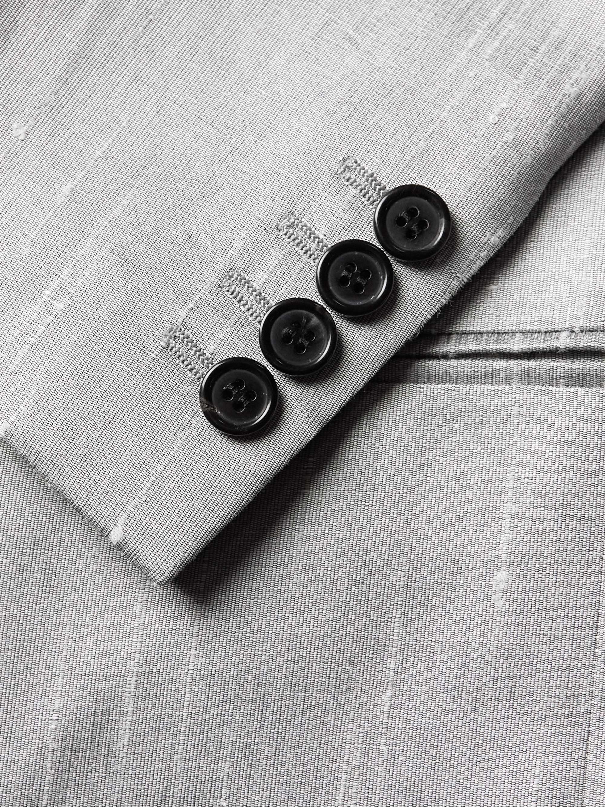 SAINT LAURENT Dupioni Suit Jacket