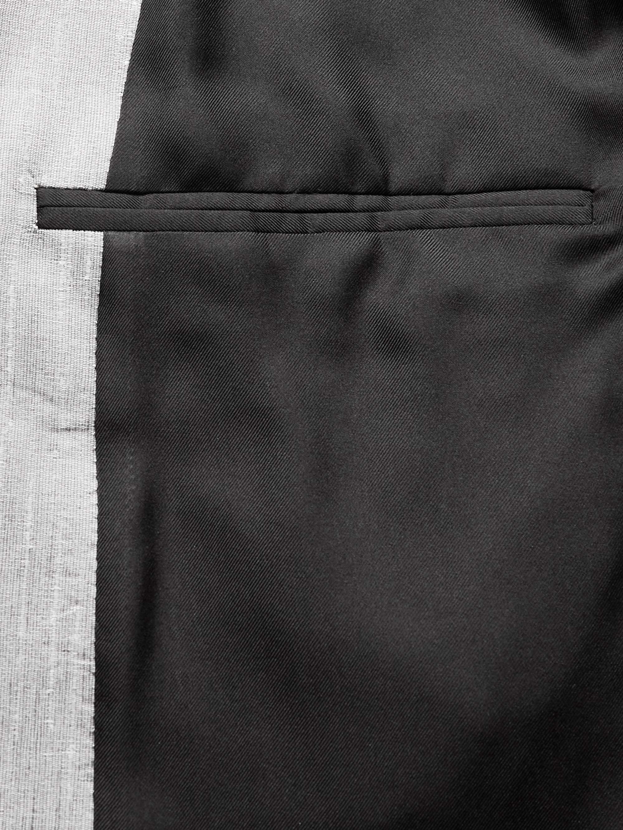 SAINT LAURENT Dupioni Suit Jacket
