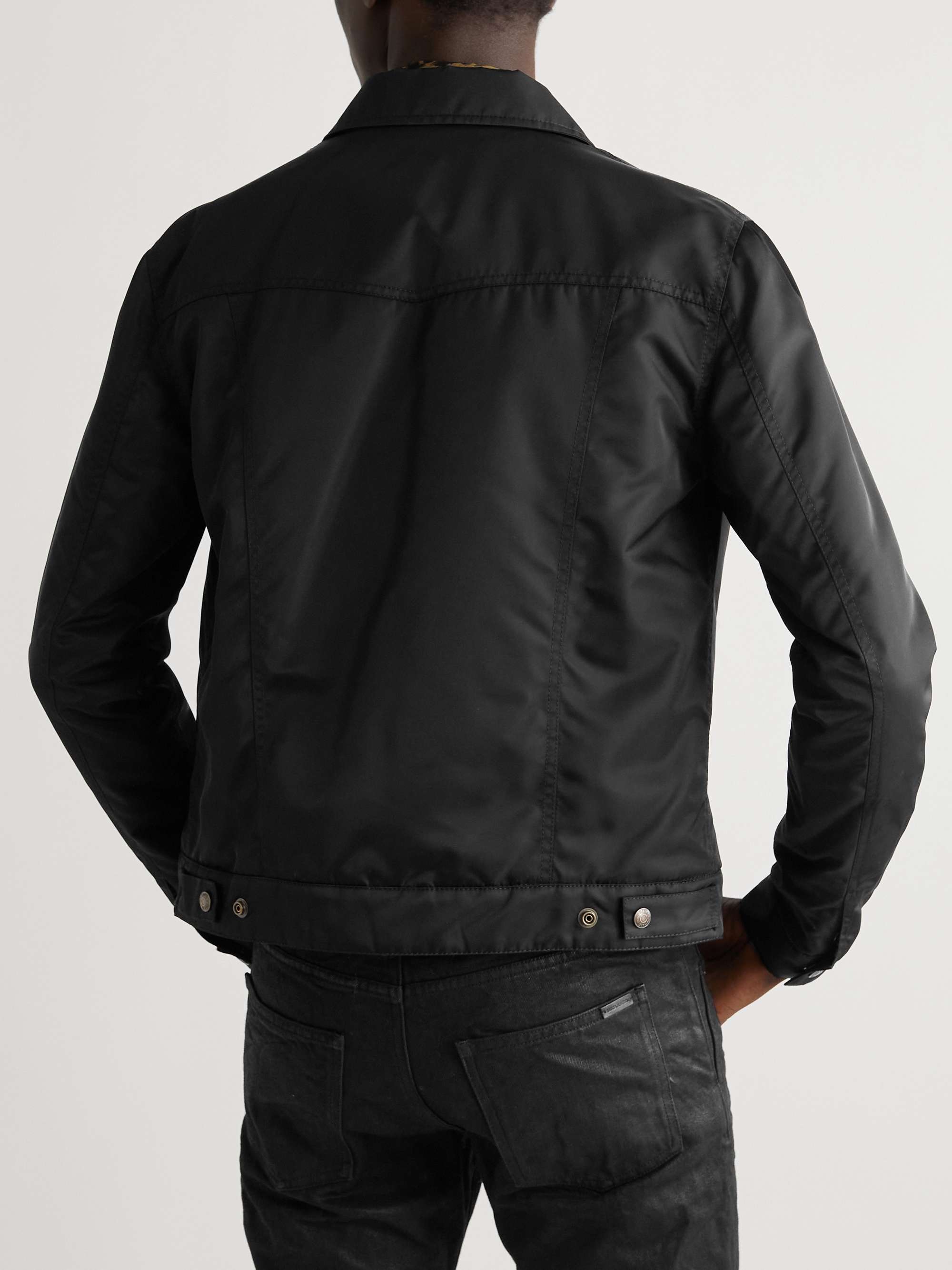 SAINT LAURENT Nylon Trucker Jacket