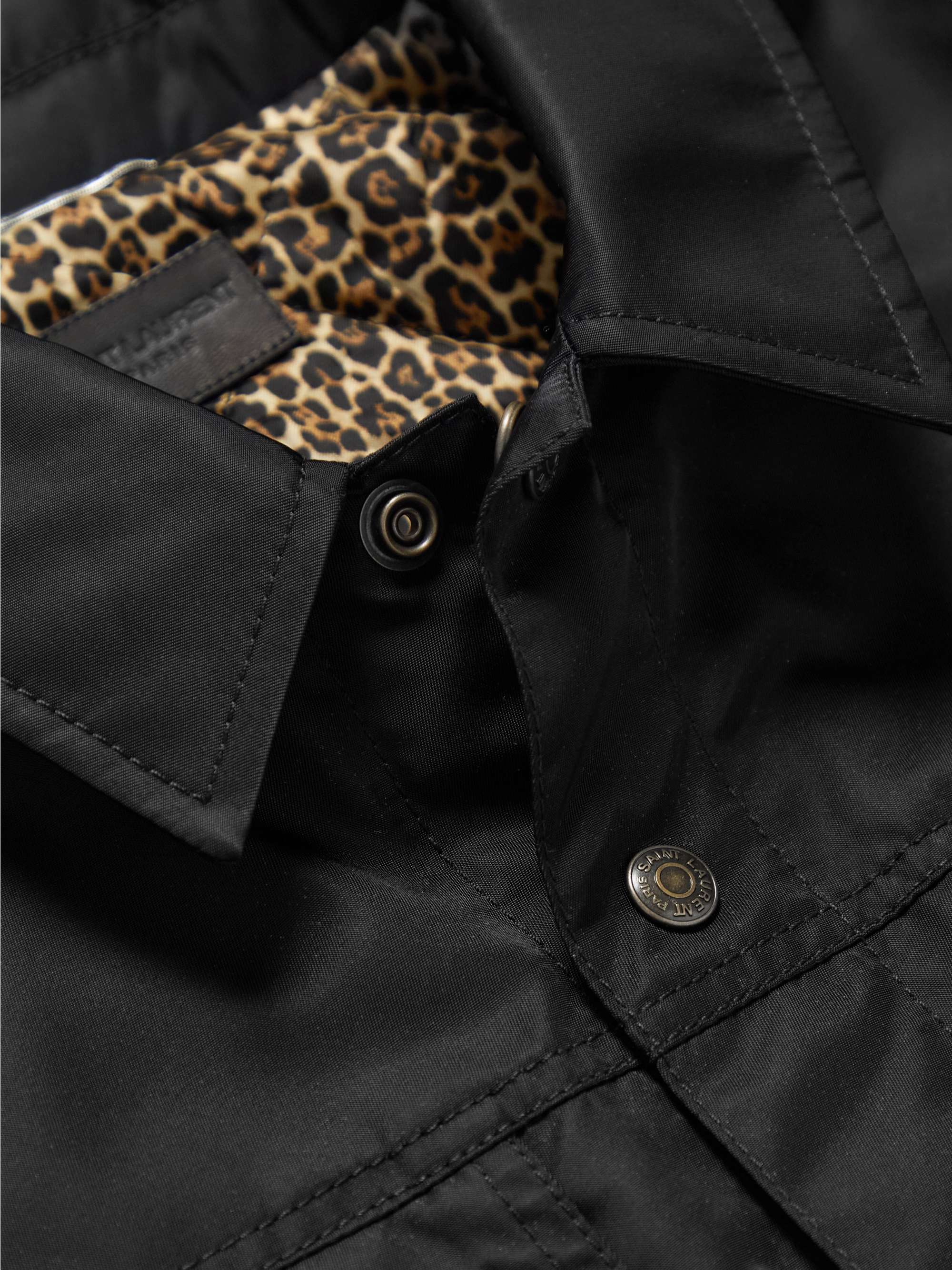 SAINT LAURENT Nylon Trucker Jacket