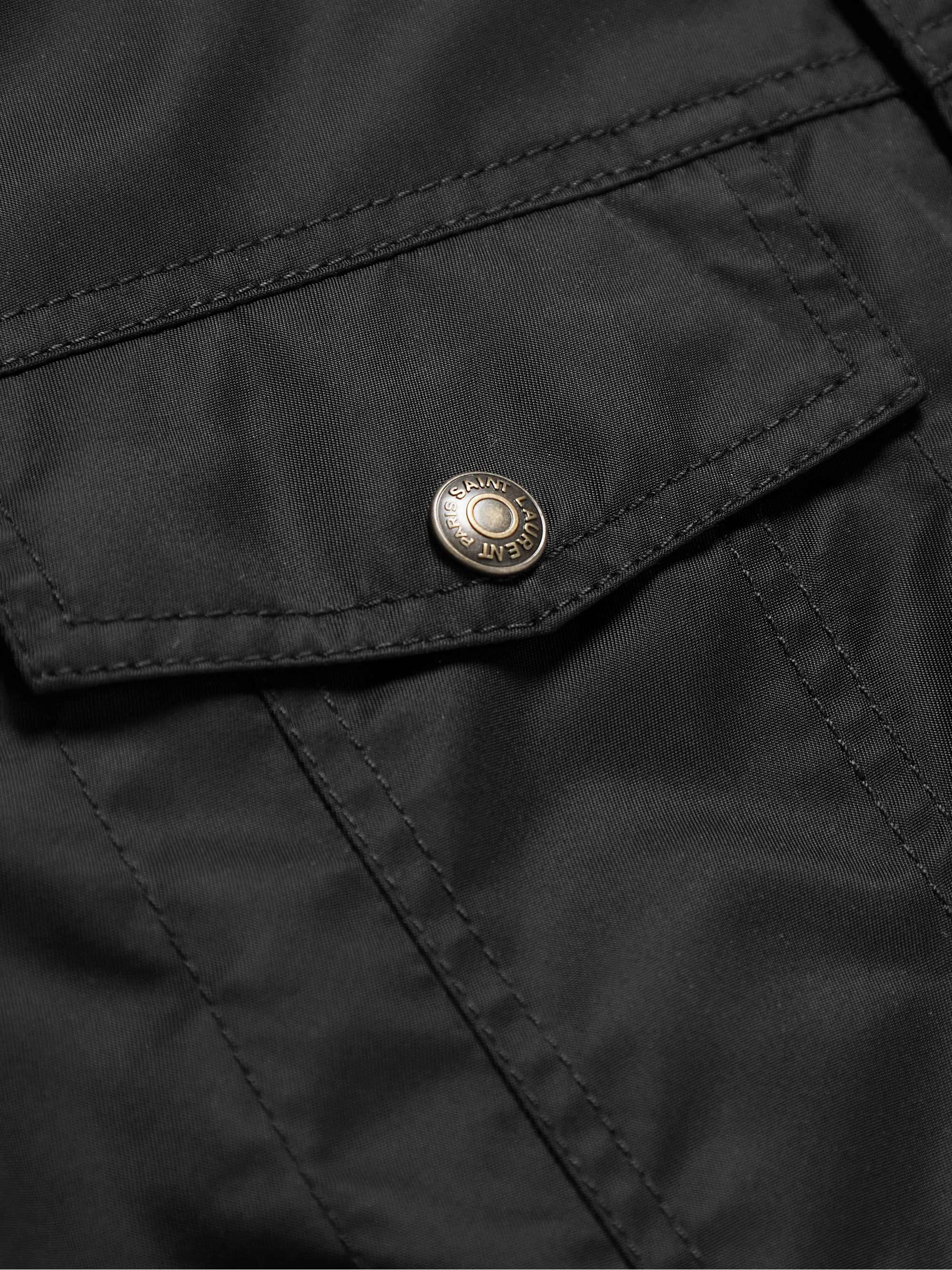 SAINT LAURENT Nylon Trucker Jacket