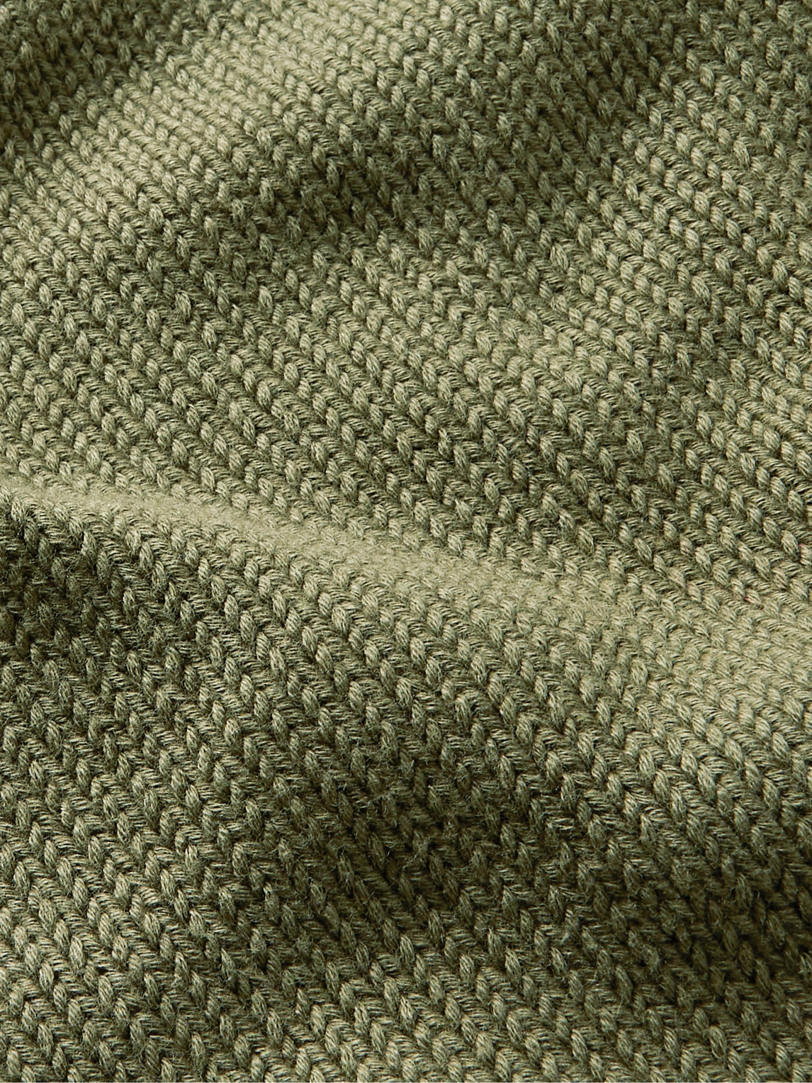 Shop Saint Laurent Distressed Cotton Sweater In Green