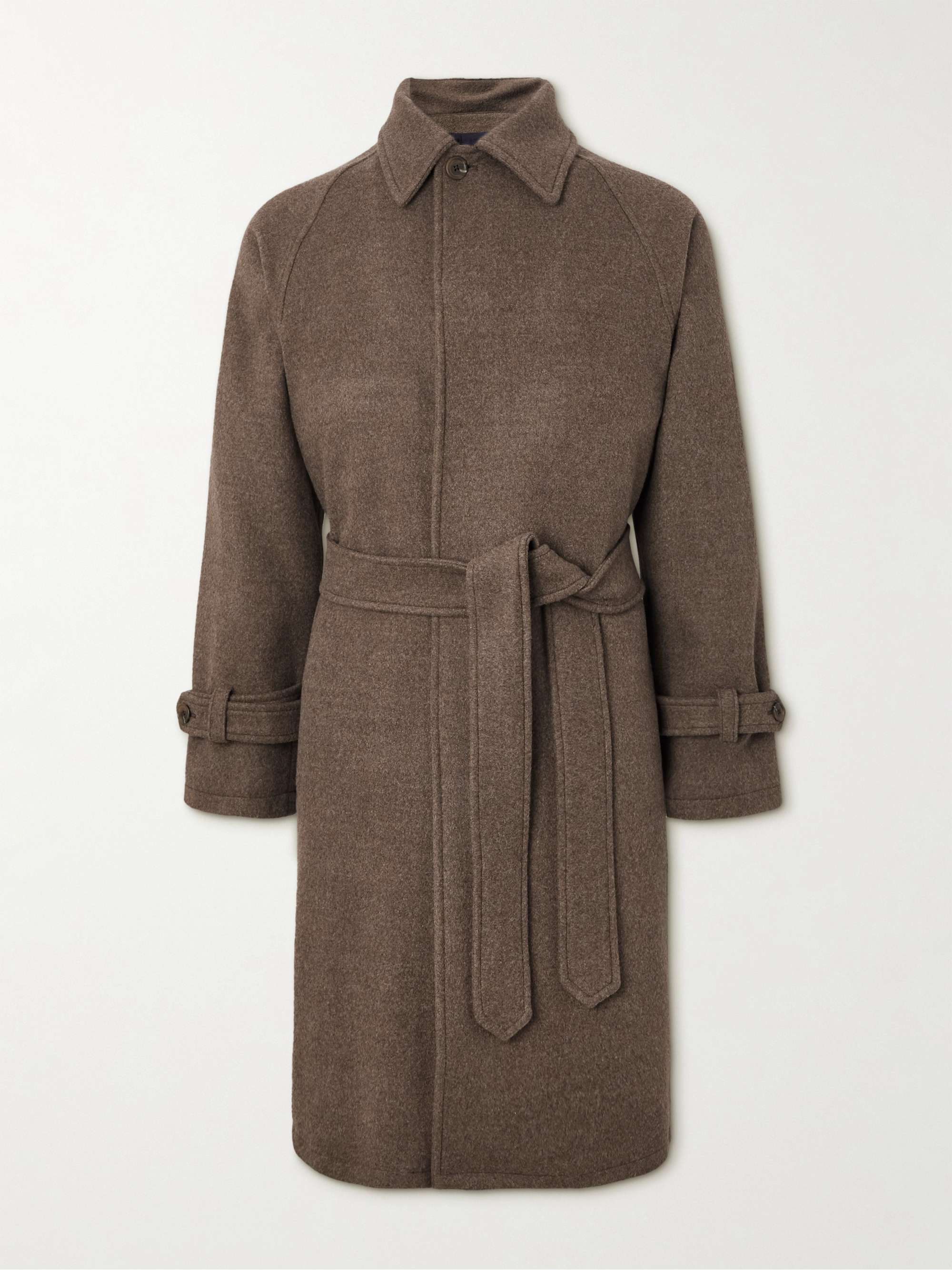 STÒFFA Belted Wool-Felt Coat
