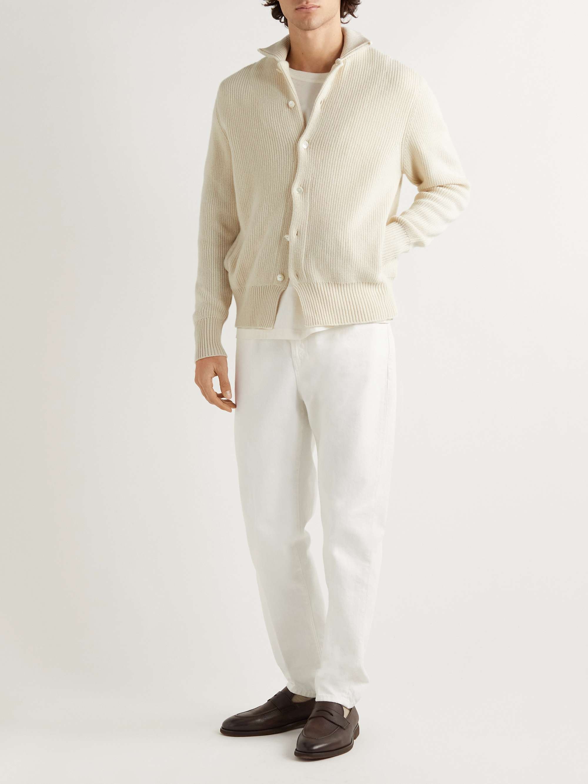 STÒFFA Ribbed Cashmere Cardigan