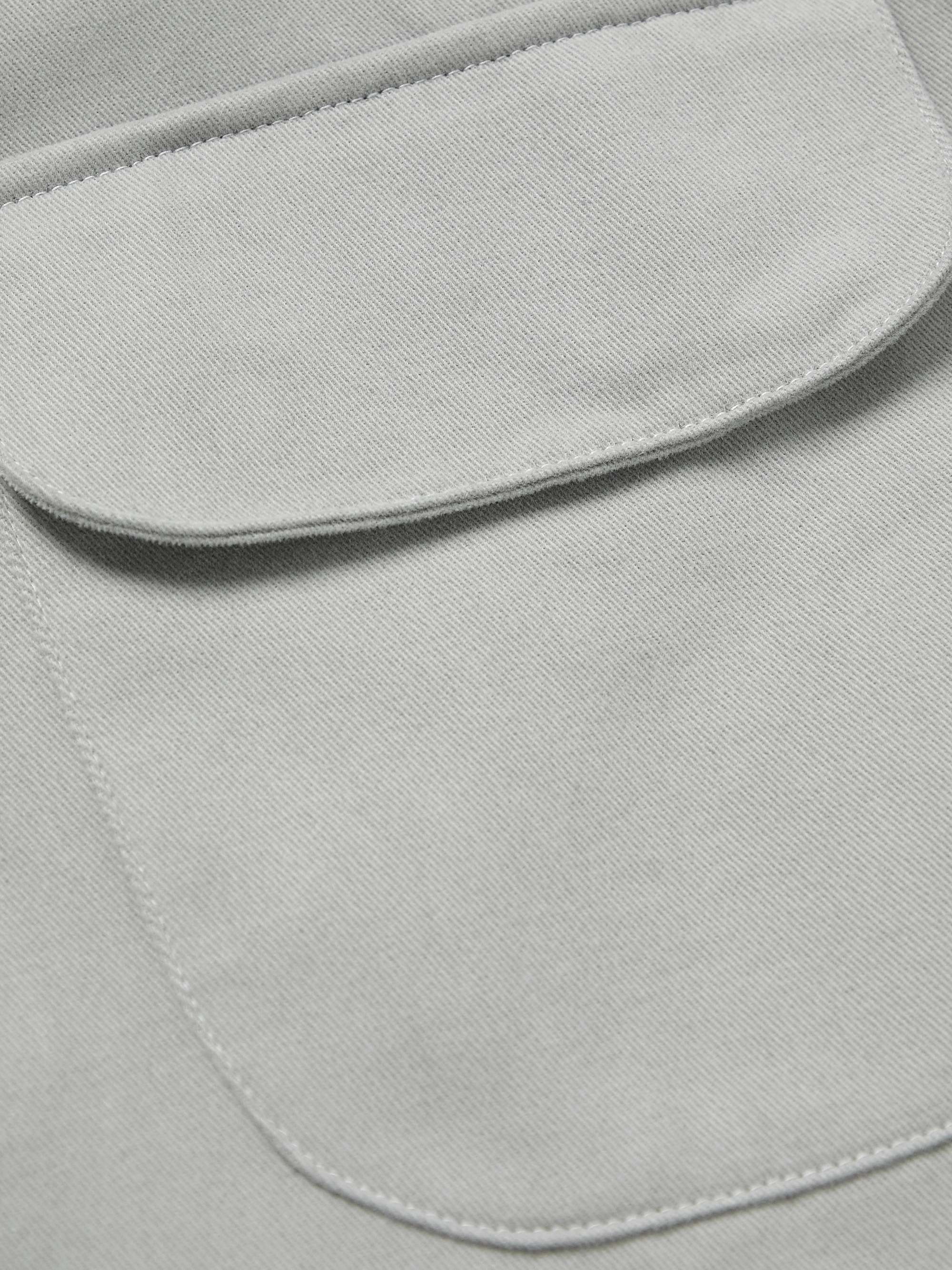 STÒFFA Camp-Collar Cotton-Twill Shirt