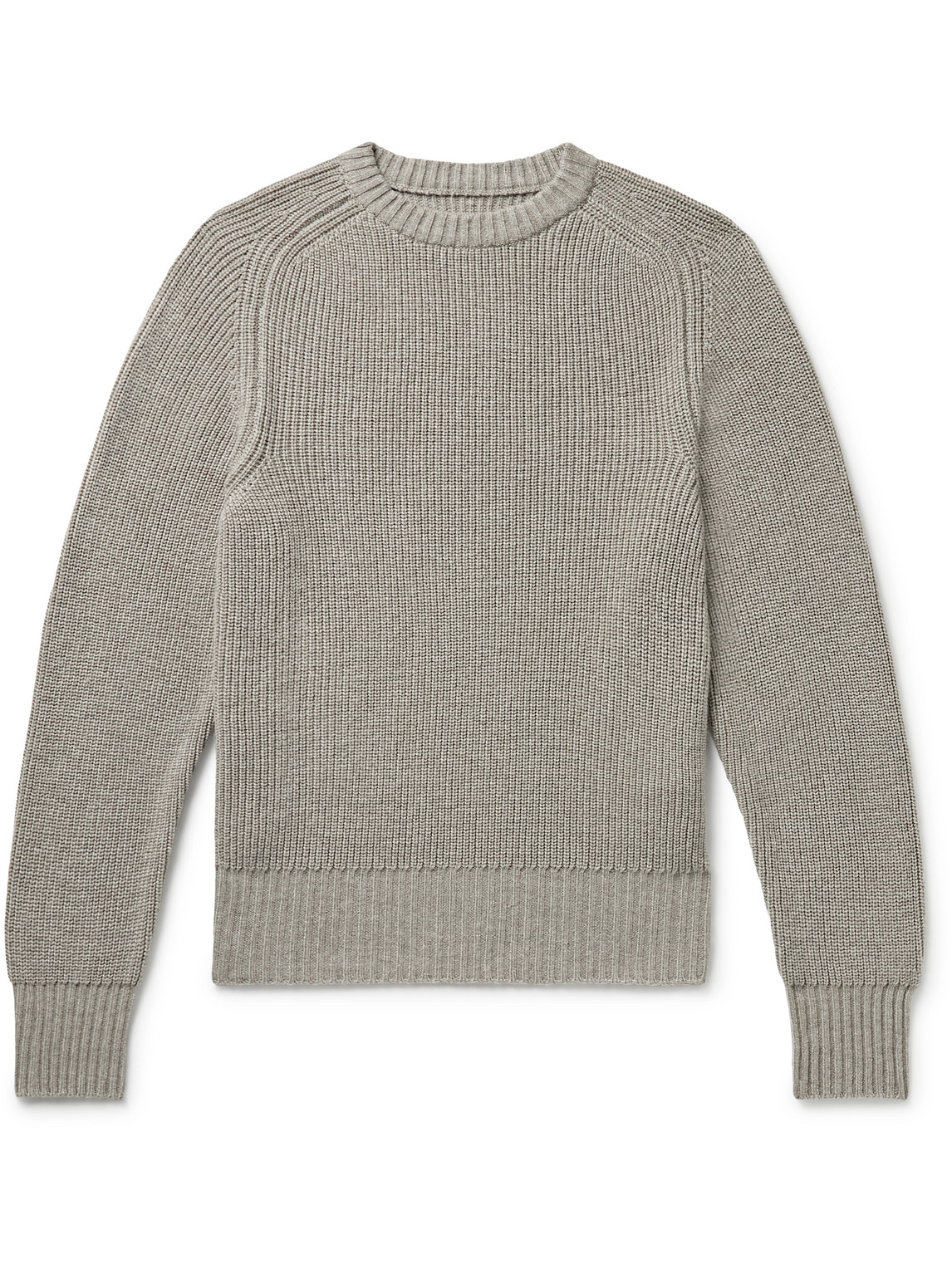 Stòffa Ribbed Cashmere Sweater In Brown