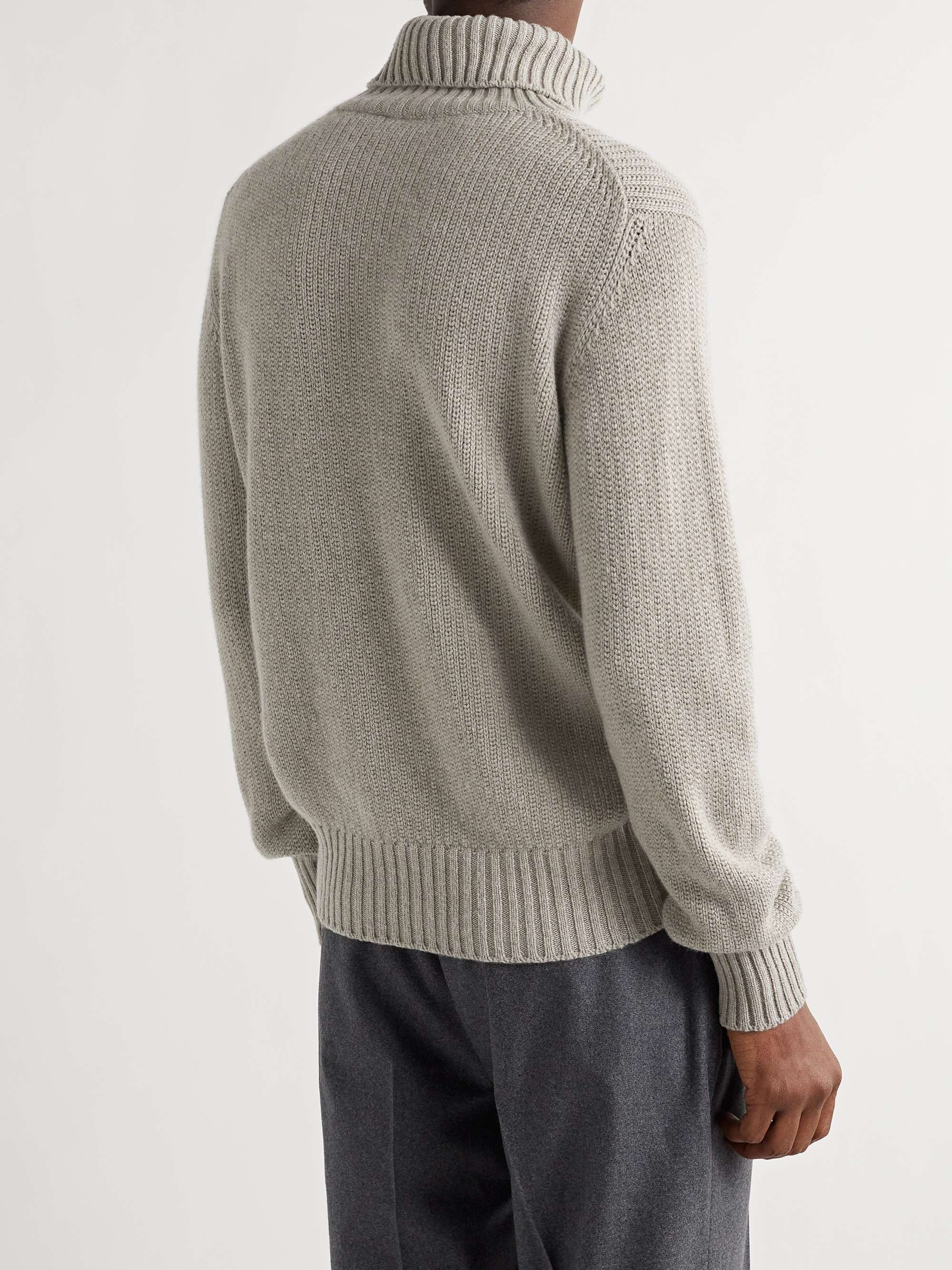 STÒFFA Ribbed Cashmere Rollneck Sweater for Men | MR PORTER