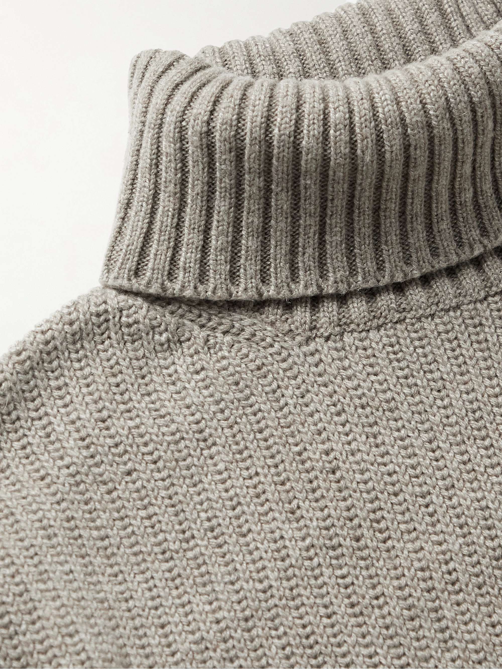 STÒFFA Ribbed Cashmere Rollneck Sweater