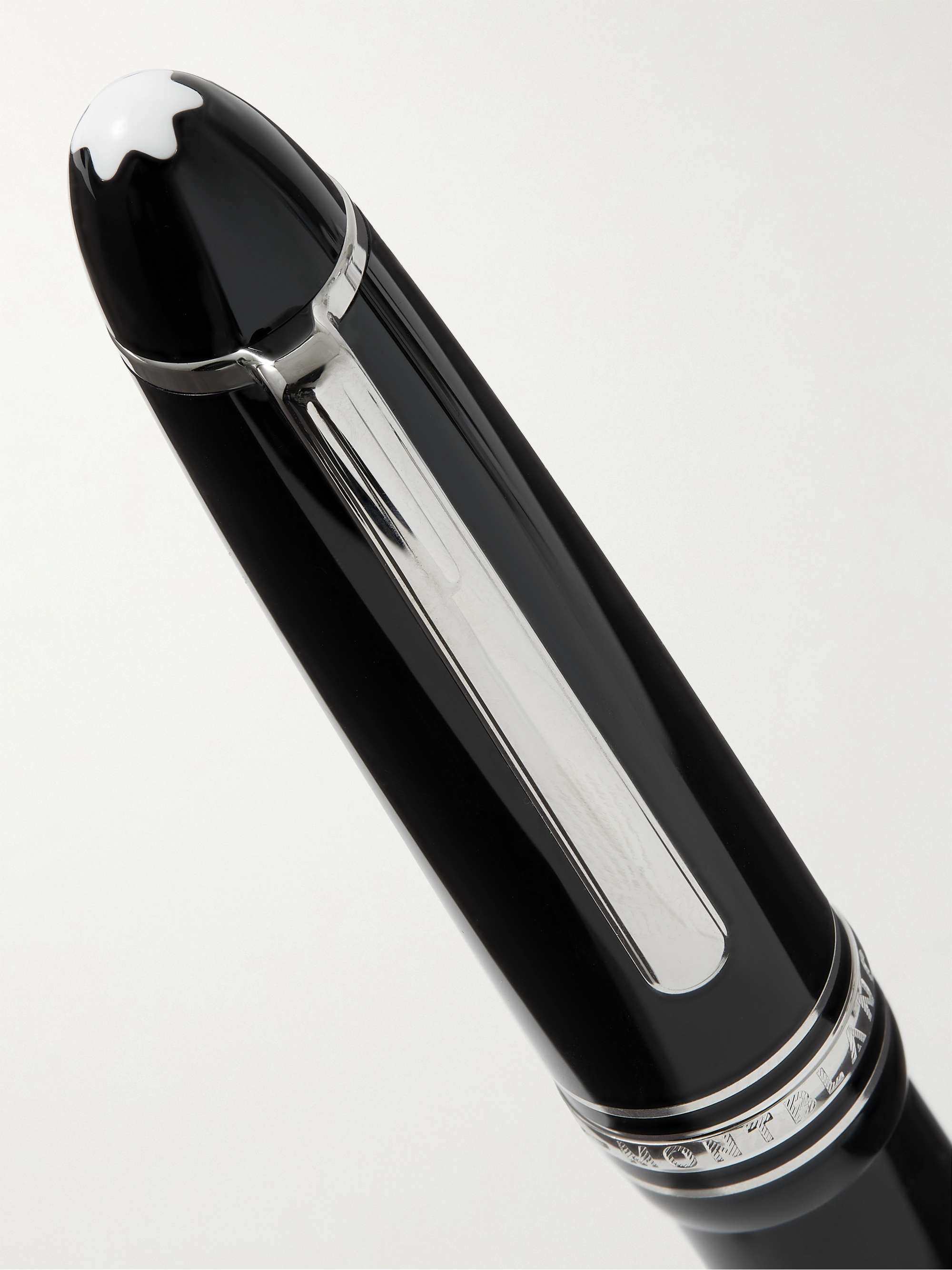 MONTBLANC Meisterstück LeGrand Traveller Resin and Gold- and Platinum-Plated Fountain Pen