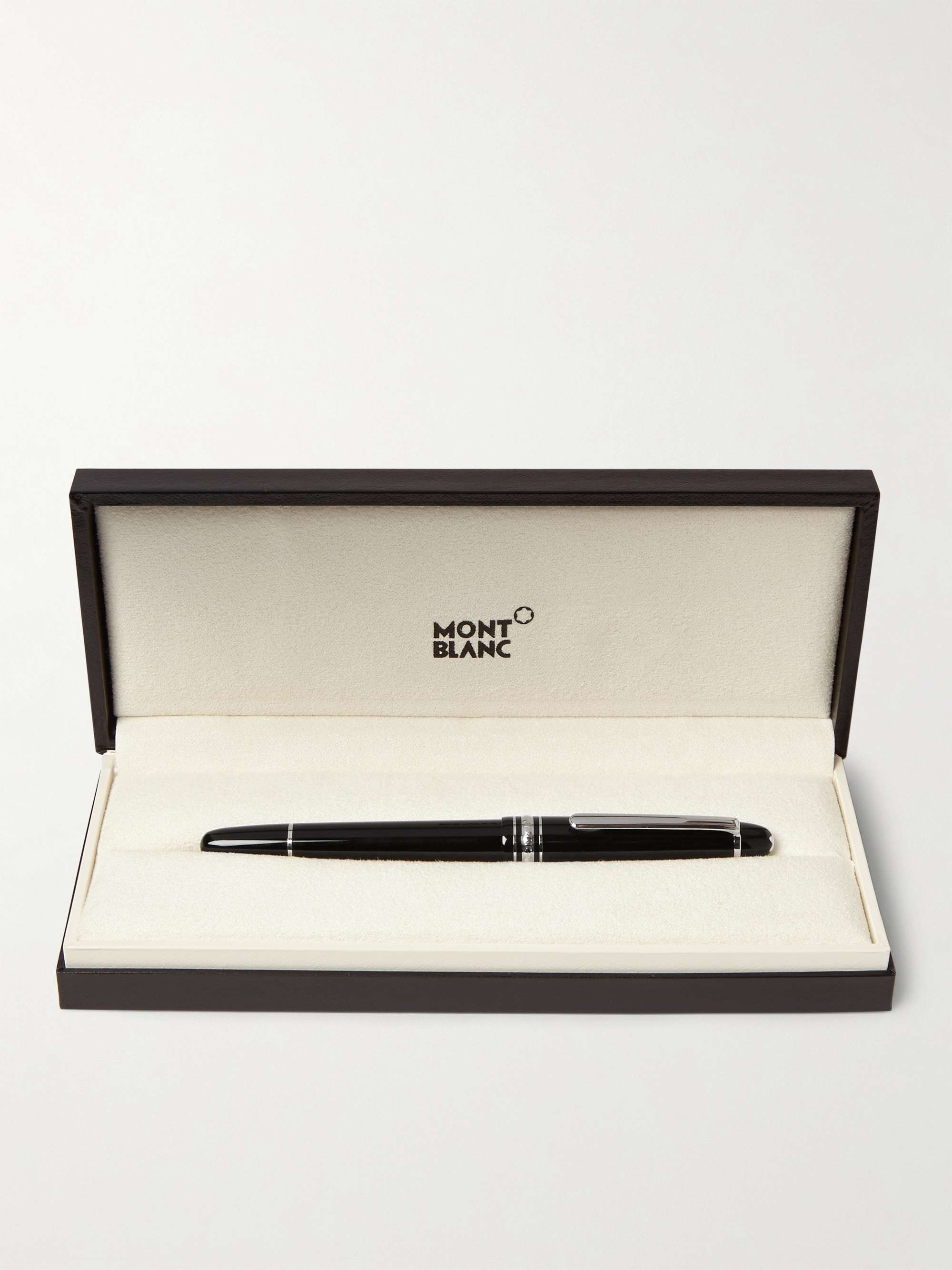 MONTBLANC Meisterstück LeGrand Traveller Resin and Gold- and Platinum-Plated Fountain Pen