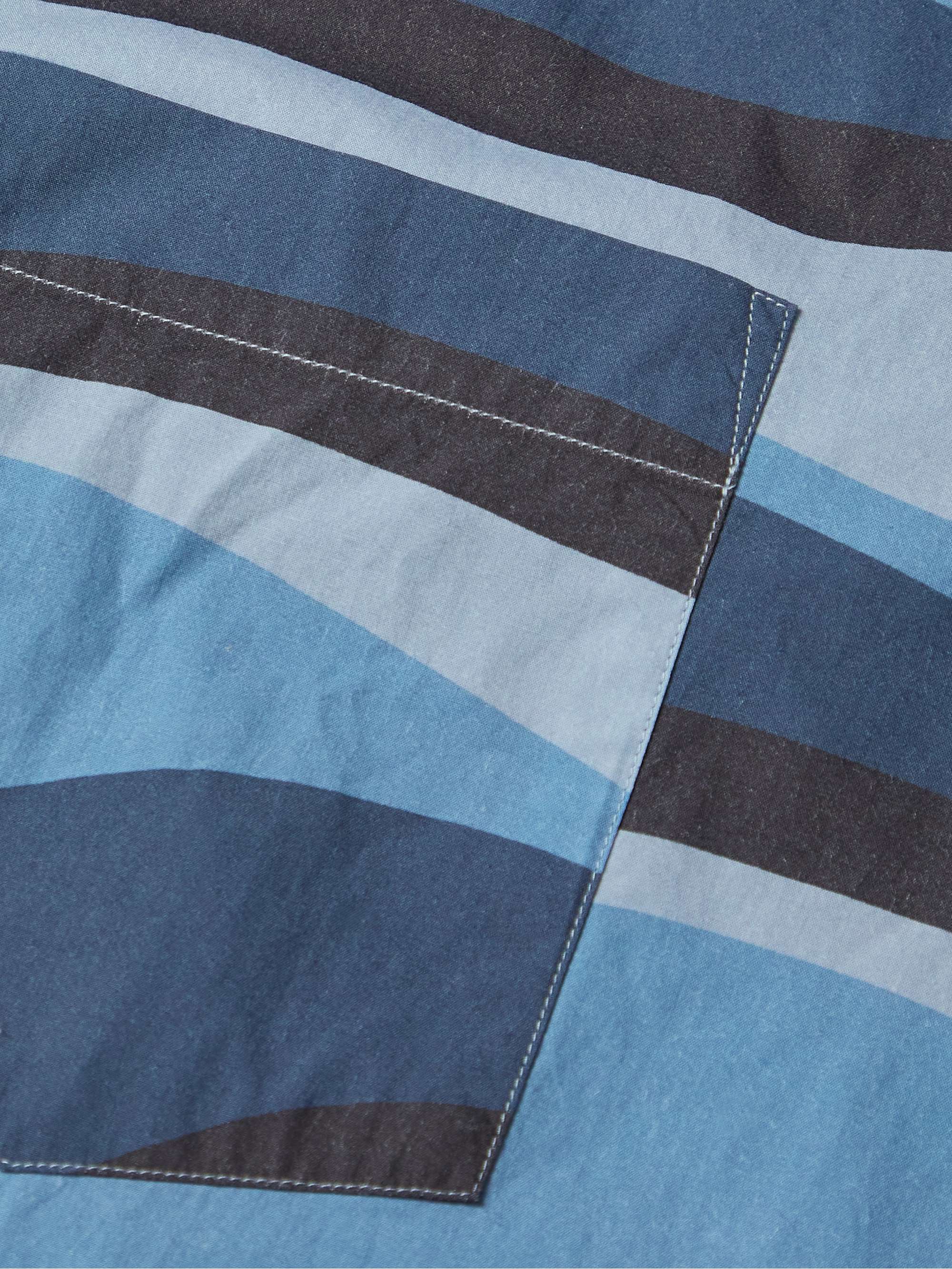 MR P. Irregular Wave Printed Organic Cotton Shirt