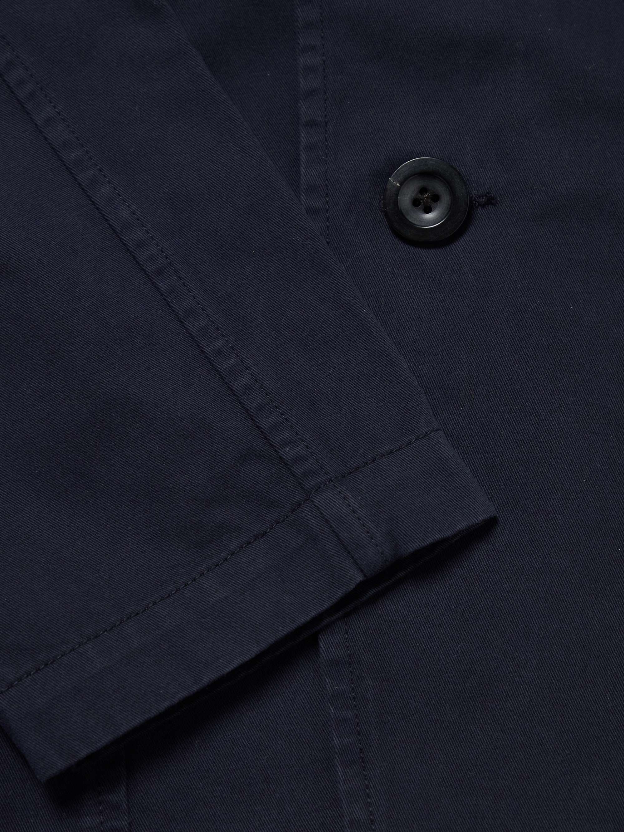 MR P. Garment-Dyed Organic Cotton-Twill Blazer