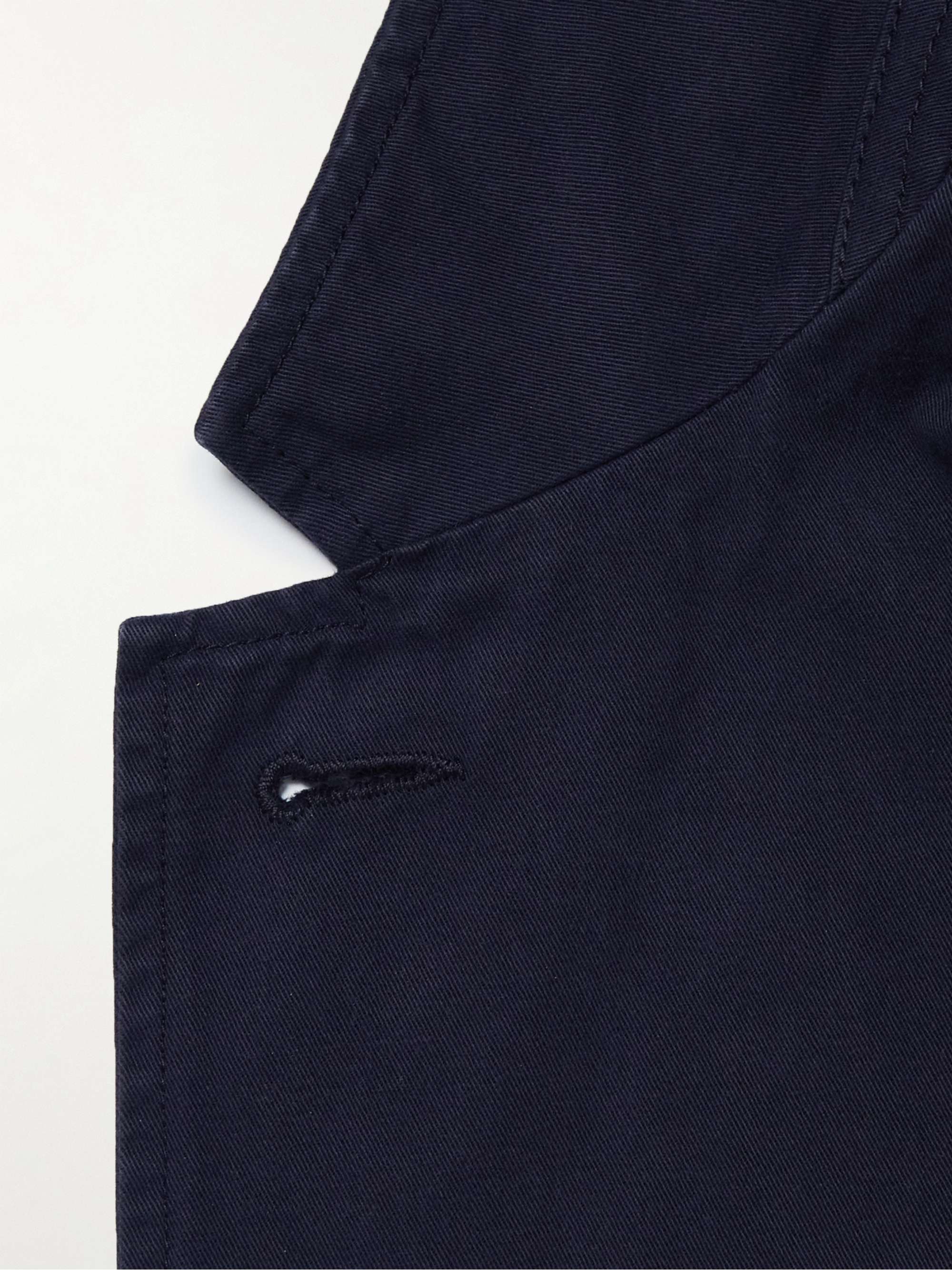MR P. Garment-Dyed Organic Cotton-Twill Blazer