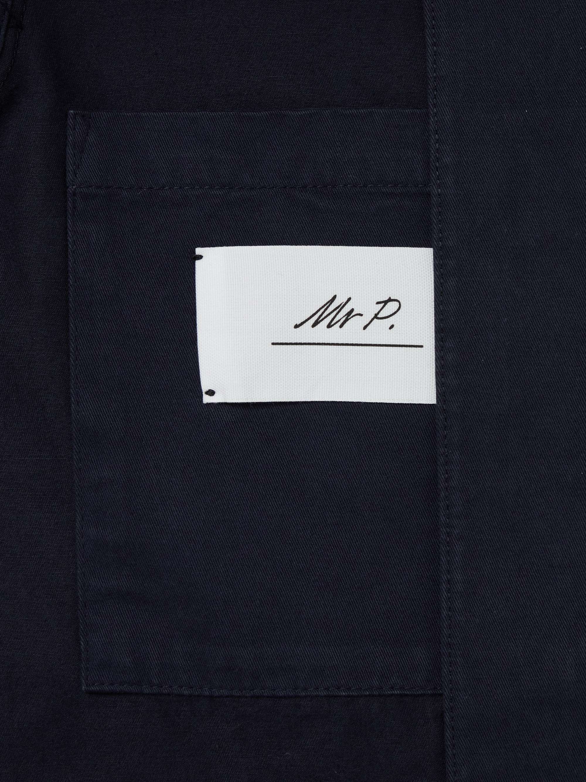 MR P. Garment-Dyed Organic Cotton-Twill Blazer
