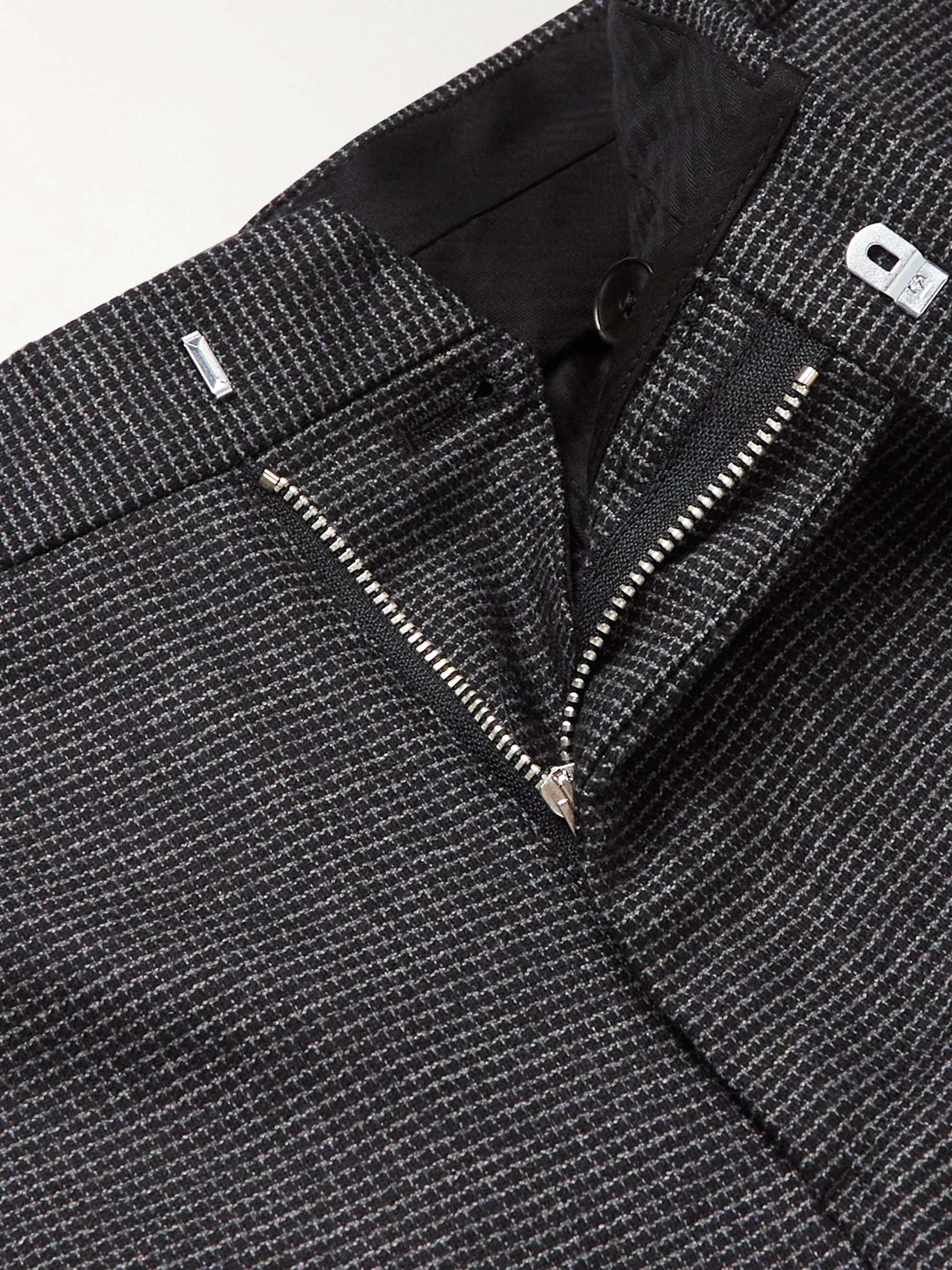 MR P. SlimFit Checked Woven Trousers for Men MR PORTER