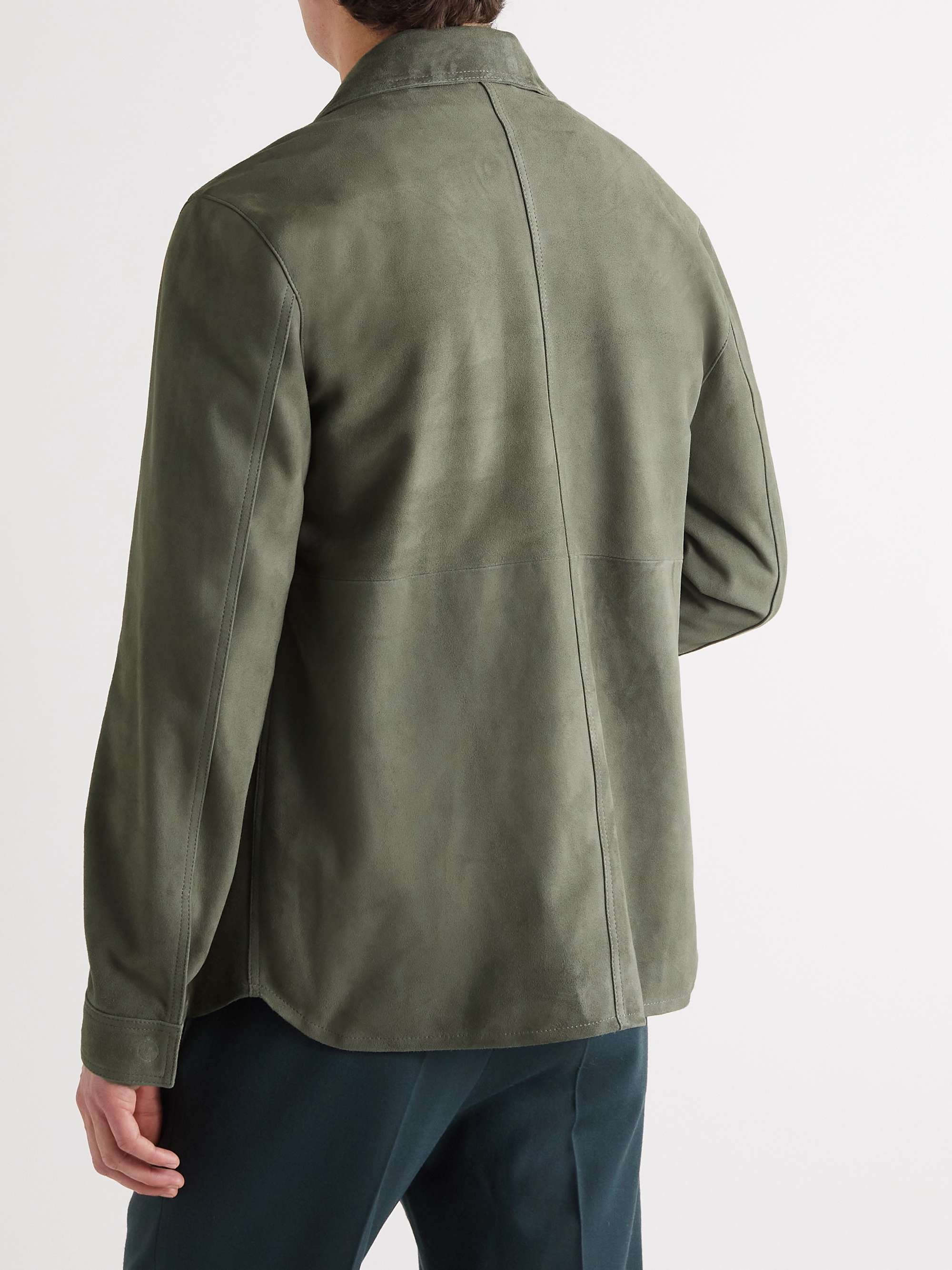 MR P. Suede Overshirt