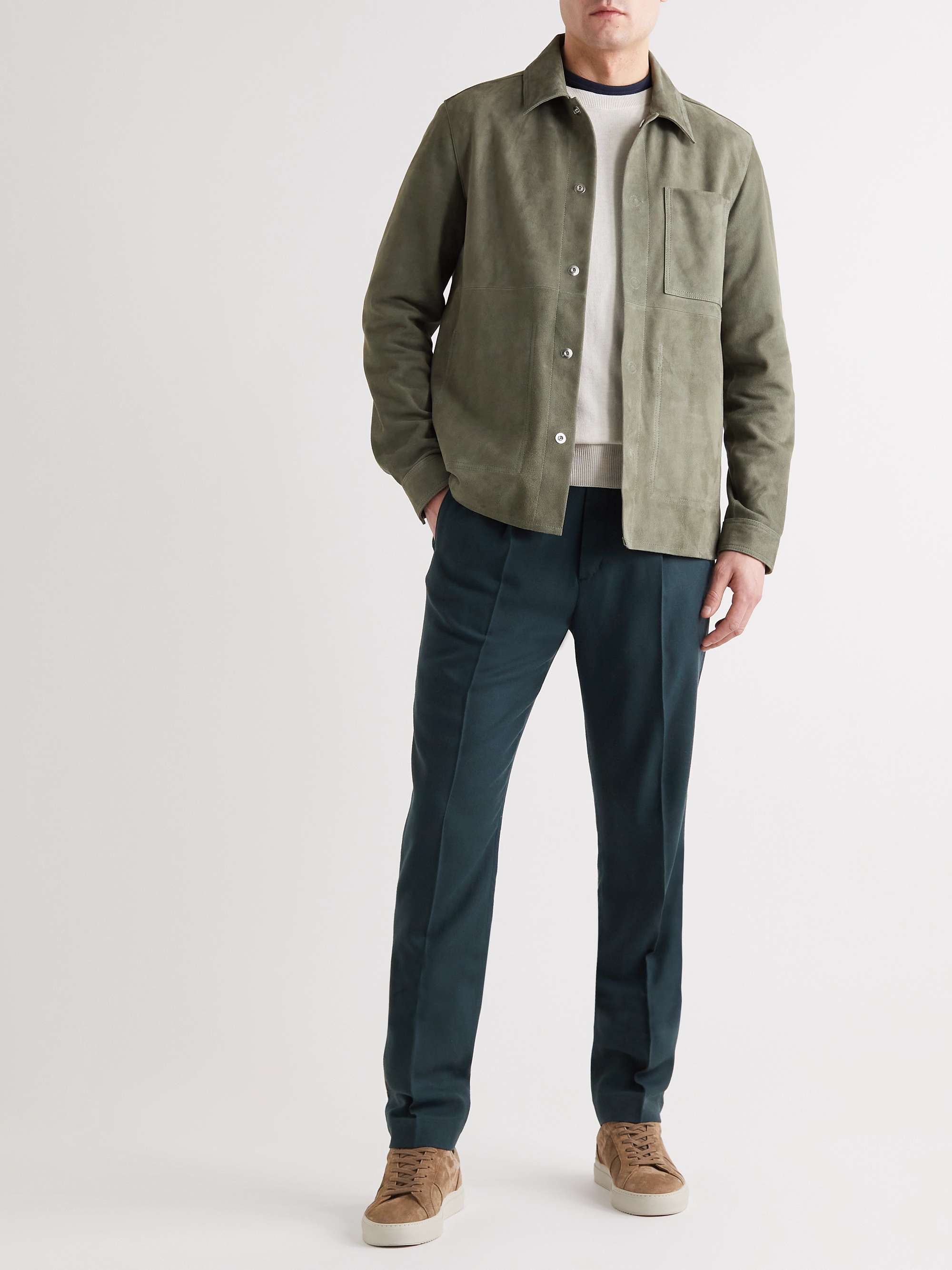 Suede Overshirt - Men - Ready-to-Wear