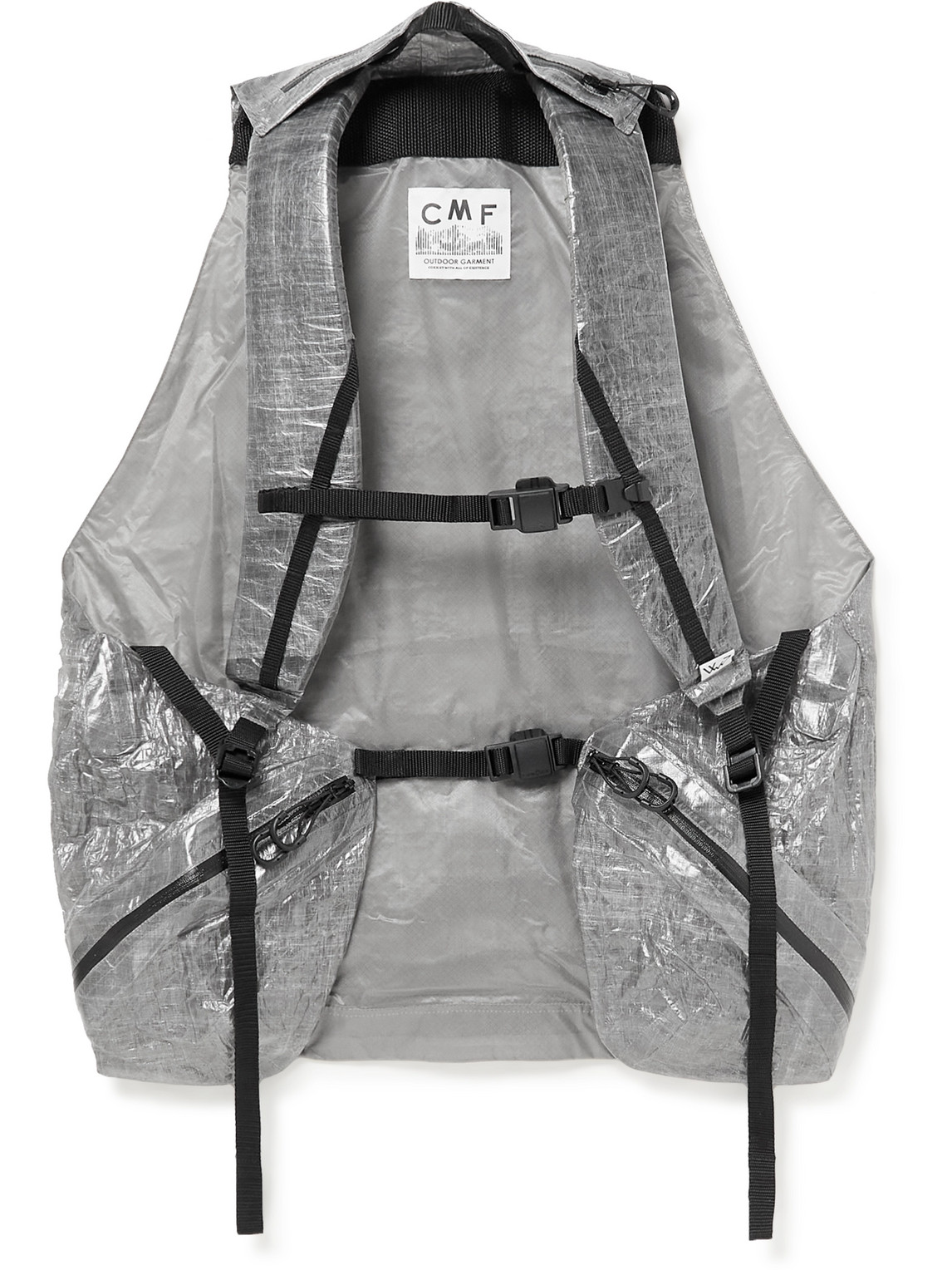 COMFY OUTDOOR GARMENT - Step Out Logo-Print Dyneema Vest - Men - Gray