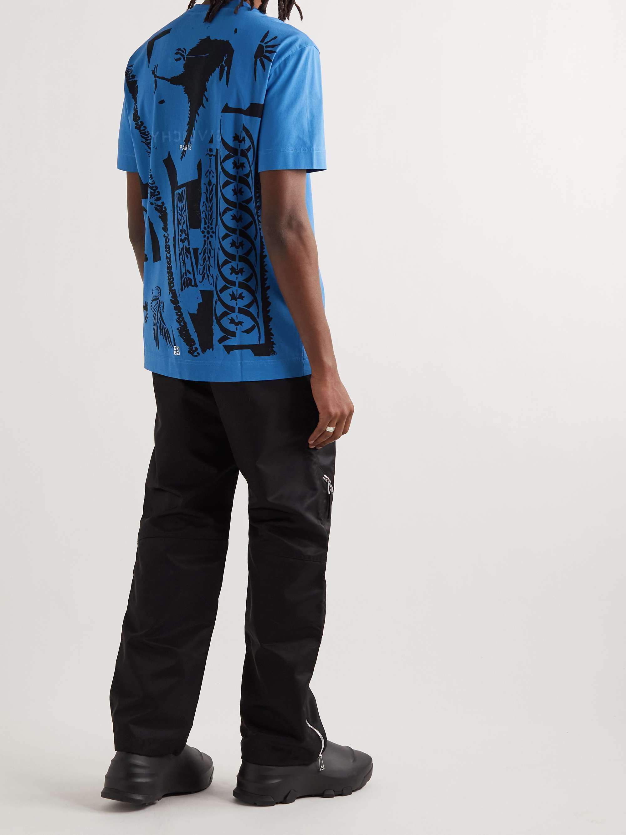 GIVENCHY + Josh Smith Logo-Print Cotton-Jersey T-Shirt