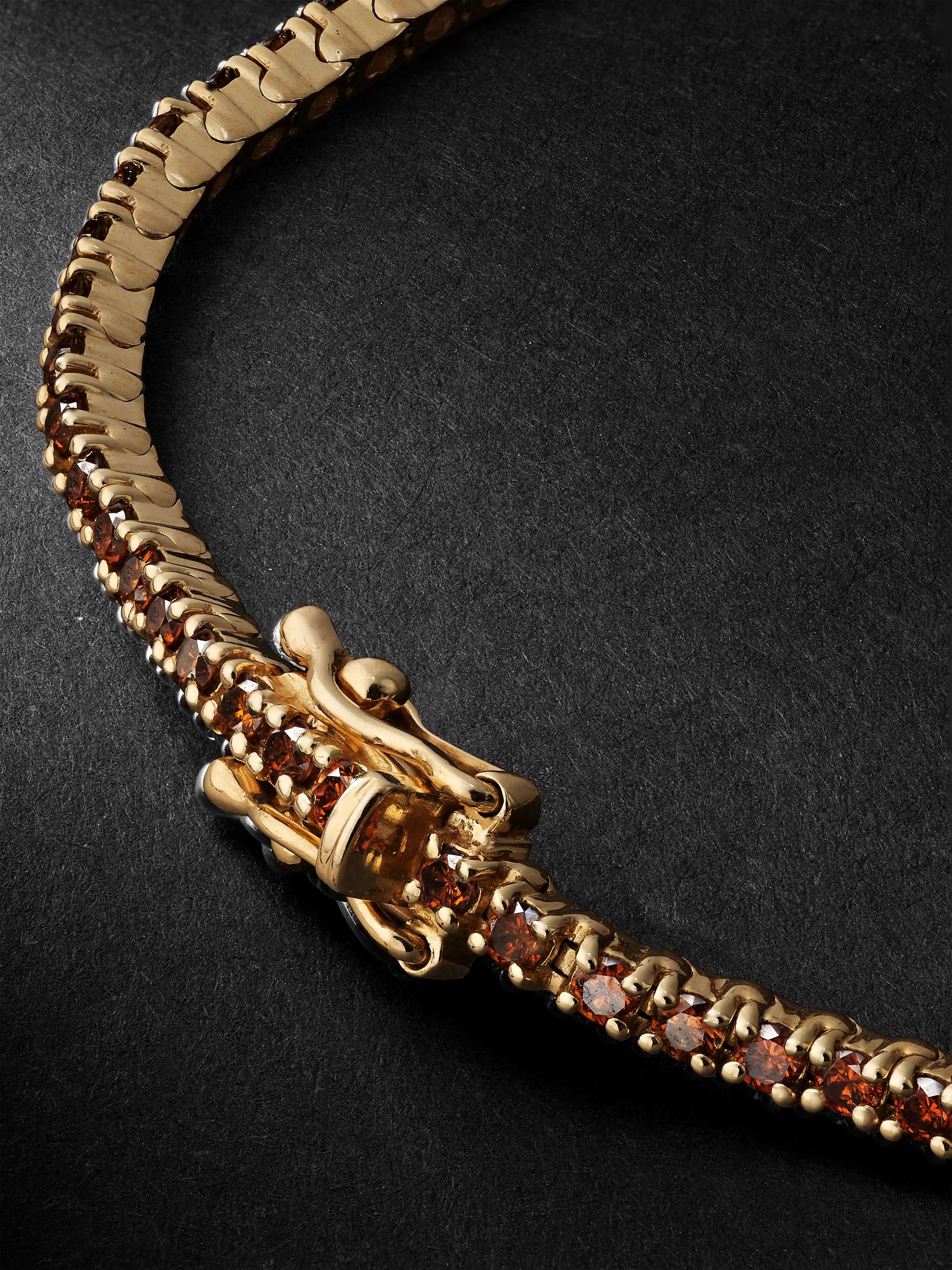KOLOURS JEWELRY Spectra Gold Diamond Tennis Bracelet